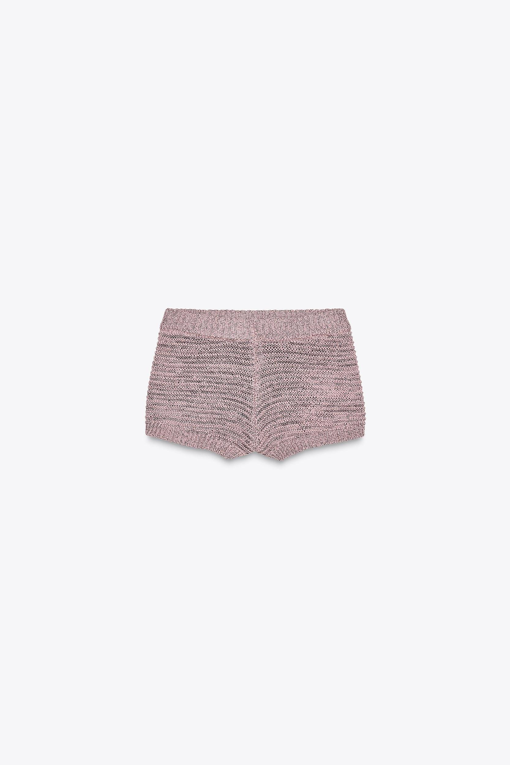 TEXTURED KNIT SHORTS Product Image