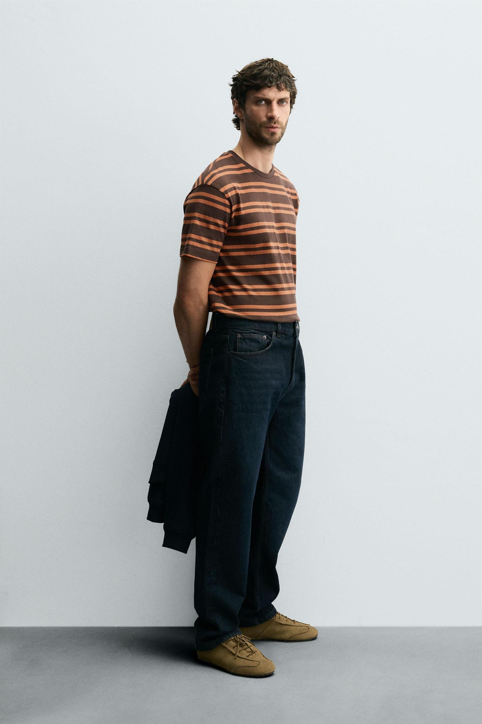 STRIPED JACQUARD T-SHIRT Product Image