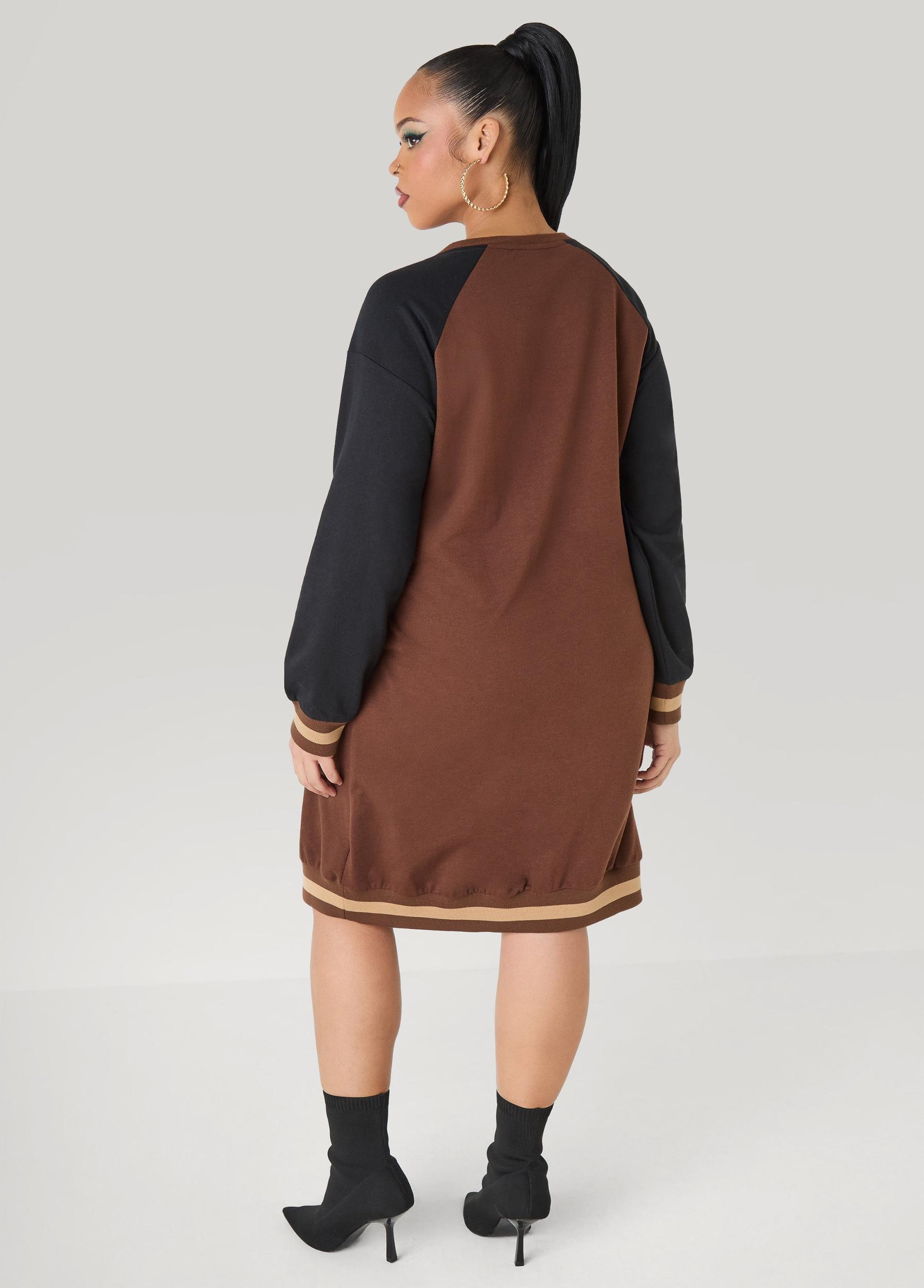 Raglan French Terry Sneaker Dress Product Image