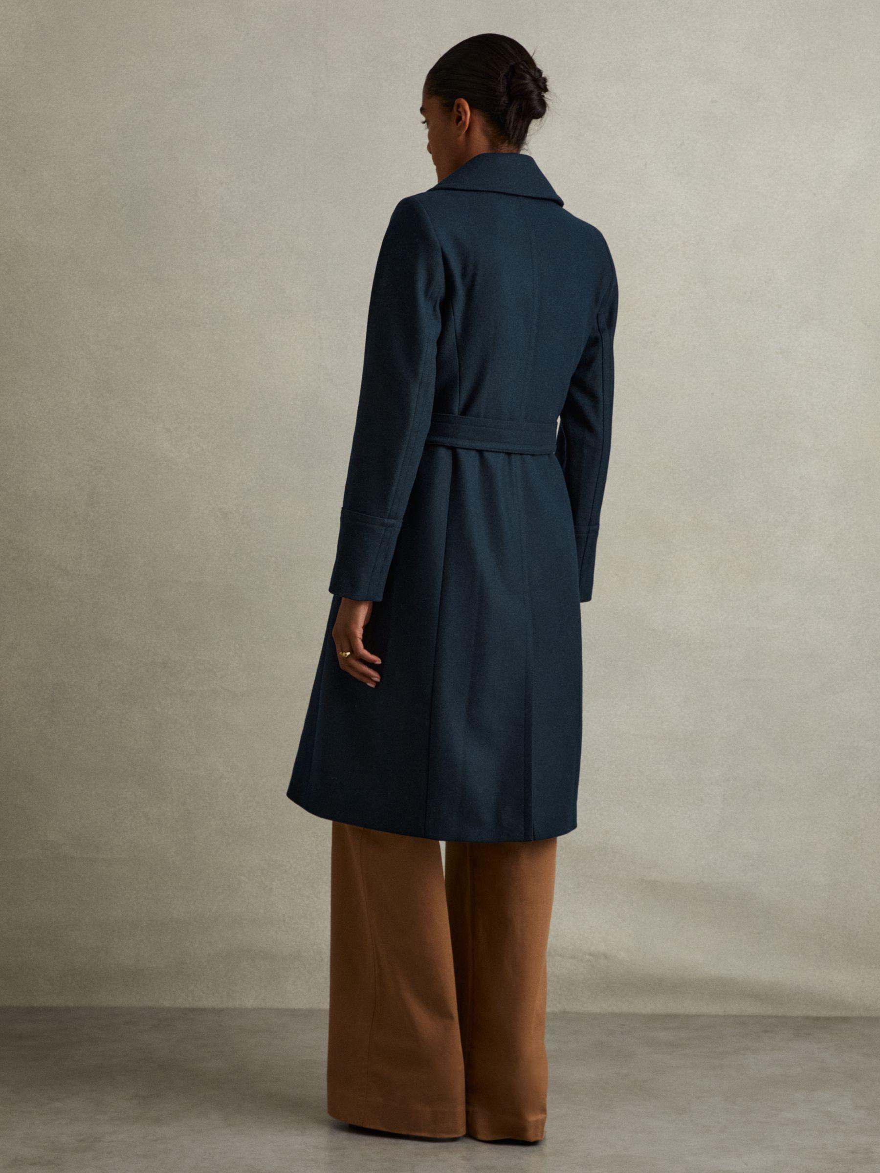 Petite One-Shoulder Ruched-Jersey Midi Dress in Blush Product Image