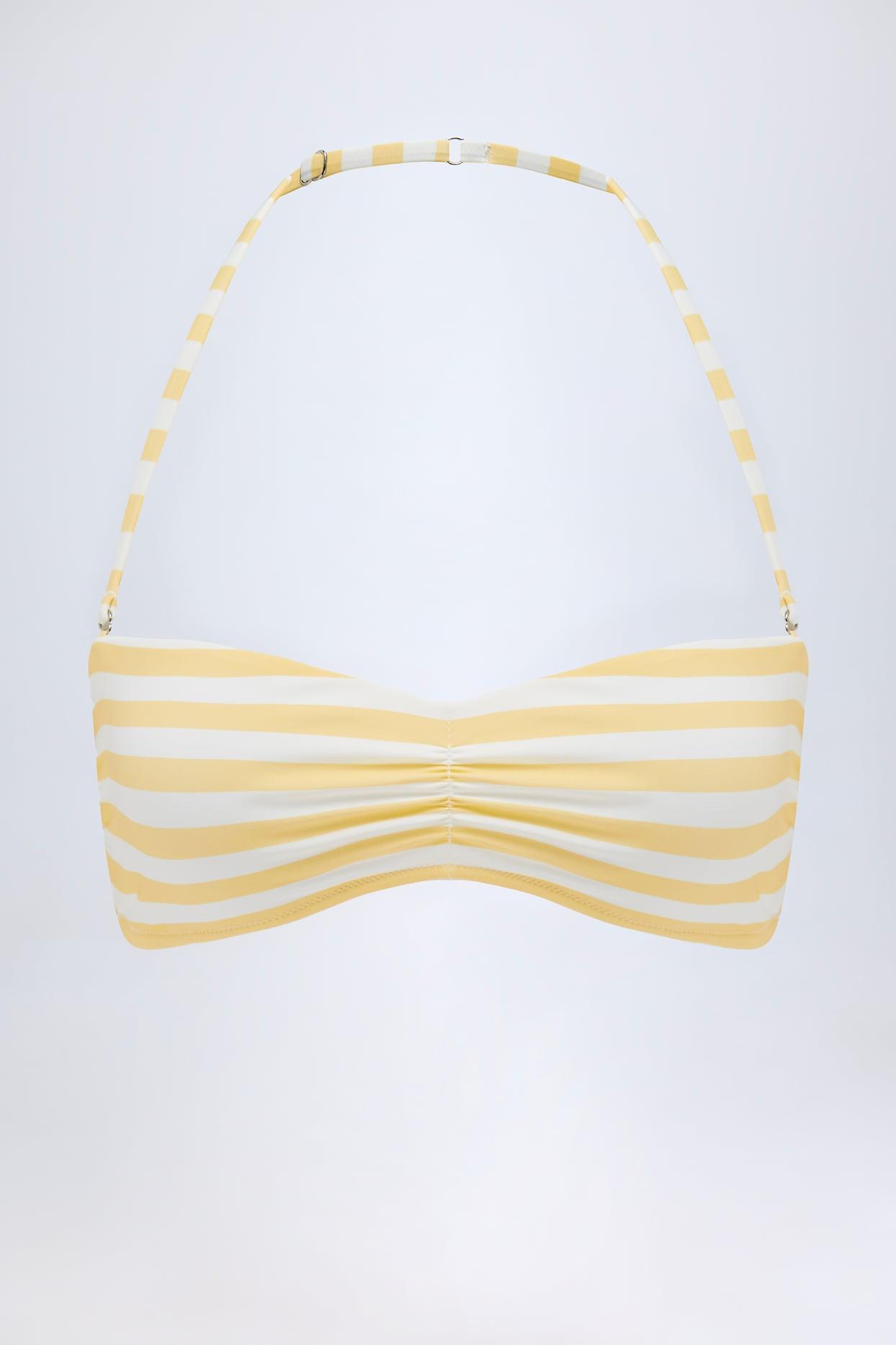 Multiway Bikini Top in Lemon Product Image