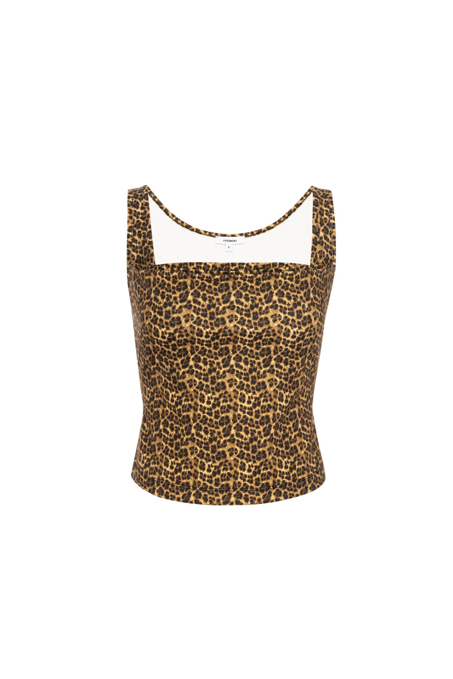 LUNA TOP - LEOPARD Product Image