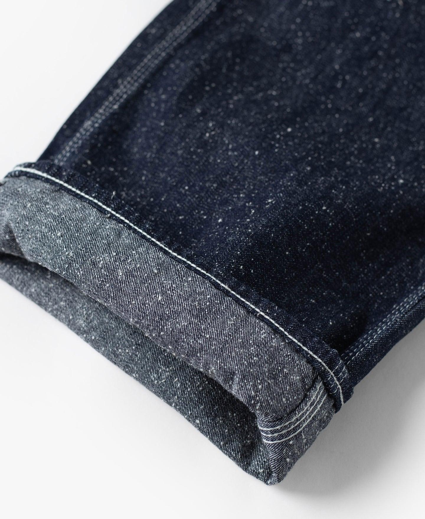 Slub Pearl Yarn Indigo Denim Carpenter Pants Product Image