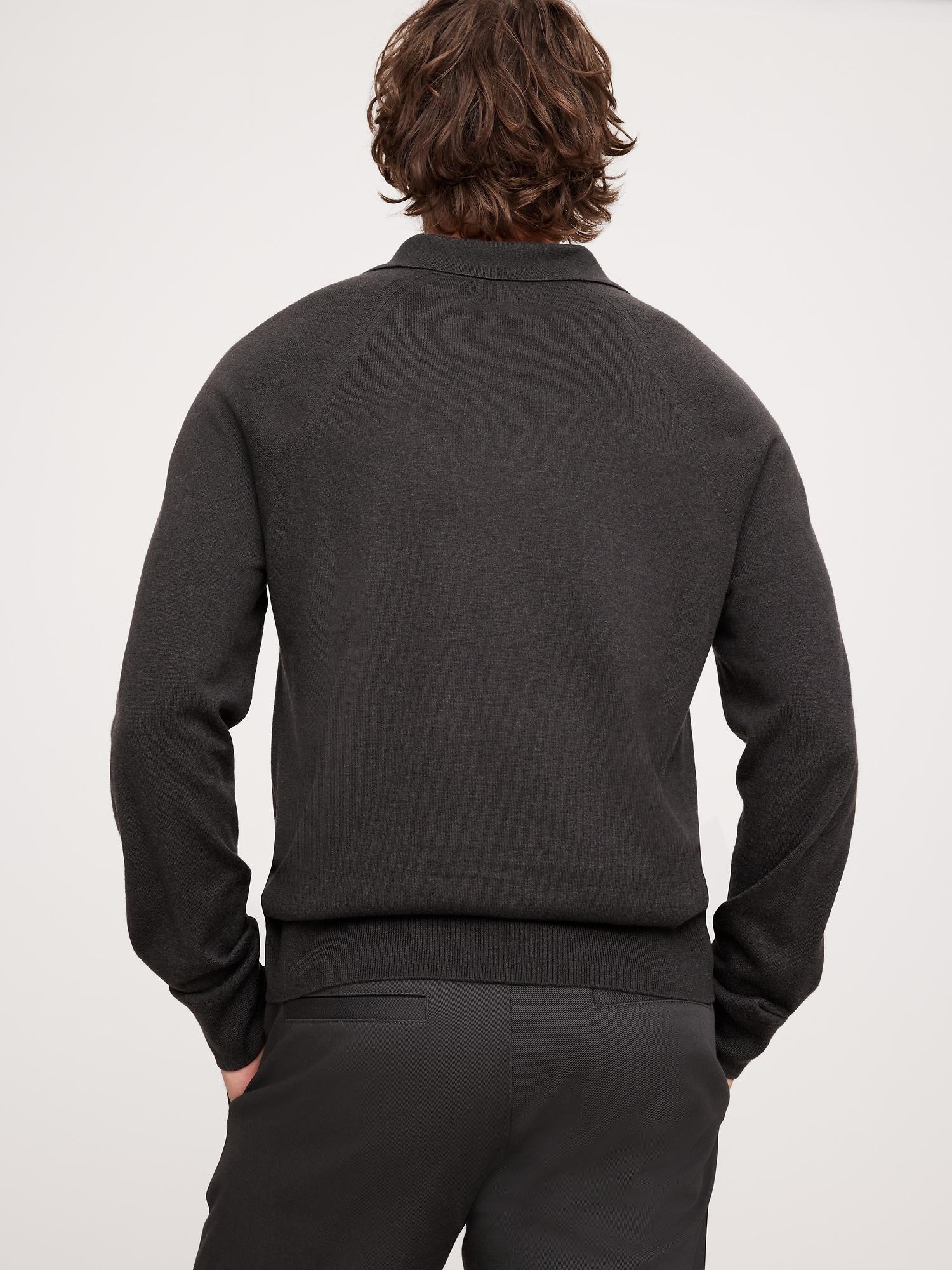 Cashmere-Silk Sweater Polo Product Image