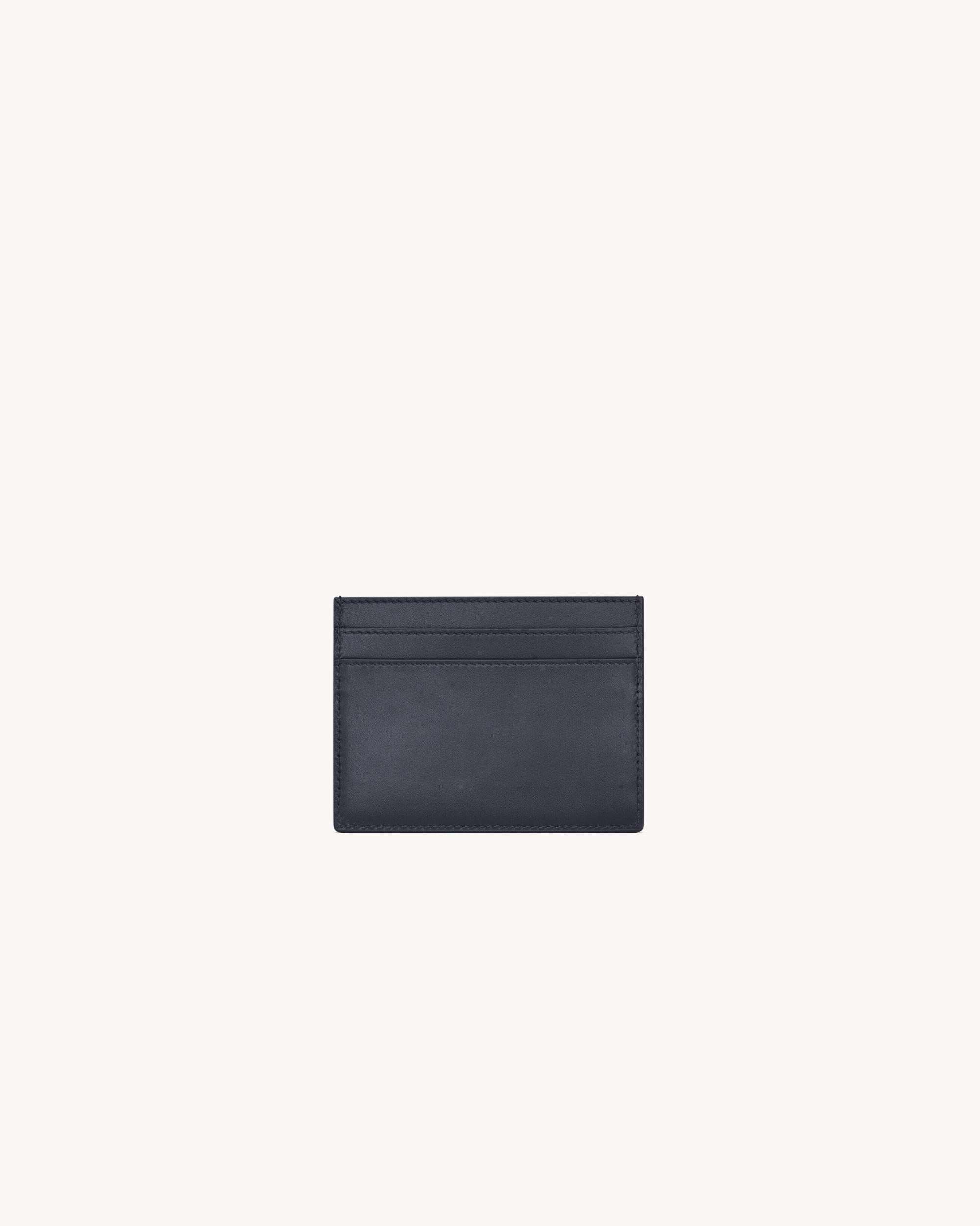 SAINT LAURENT PARIS card case in smooth leather Product Image