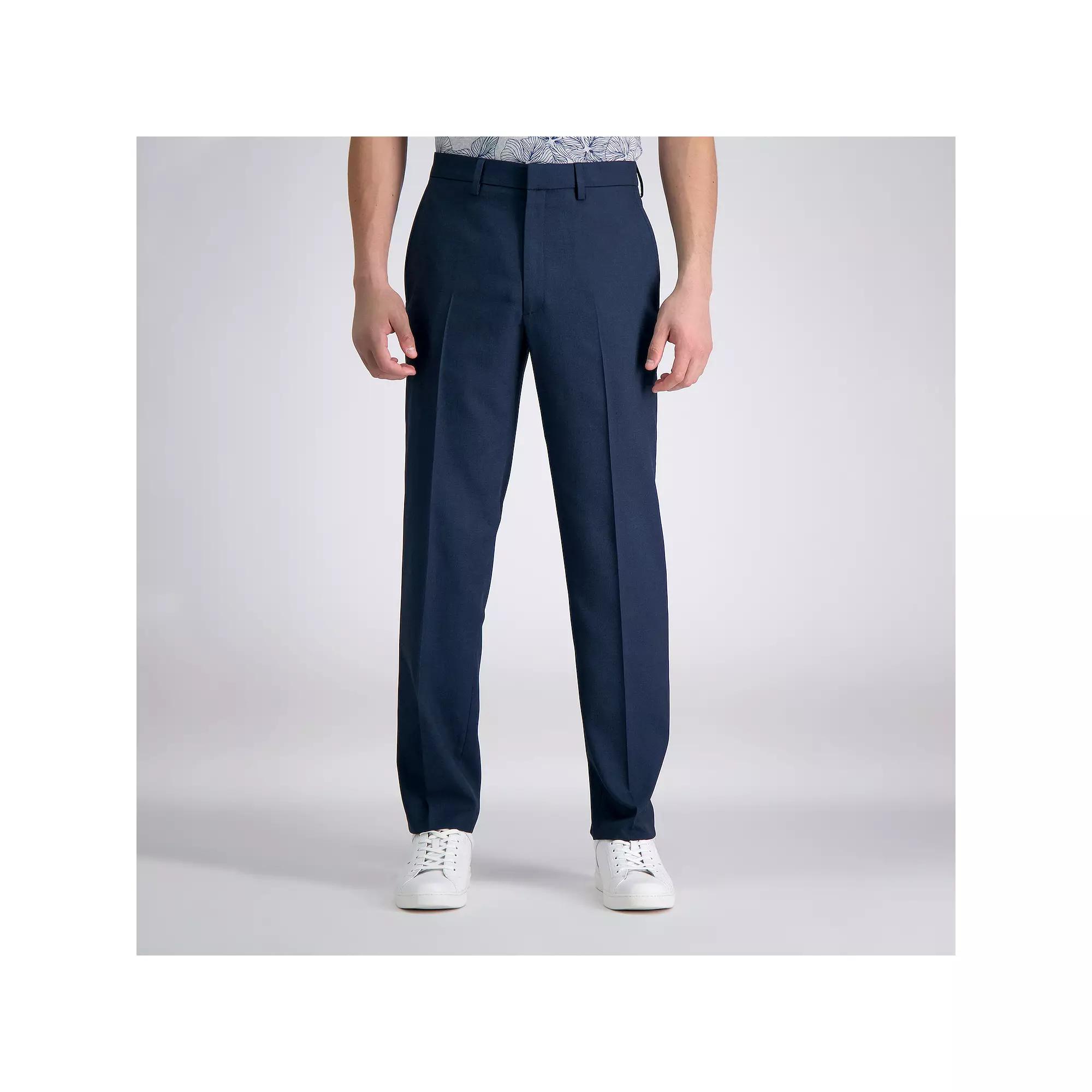 Men's Haggar® Travel Performance Tailored-Fit Stretch Flat-Front Suit Pants,  Product Image