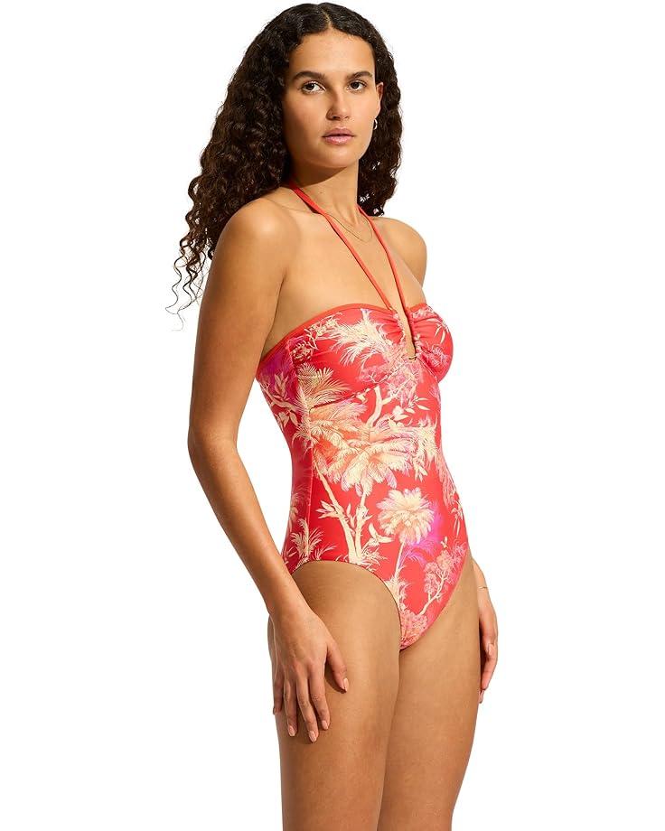 Women's Seafolly Marbella Trim Front One-Piece Product Image