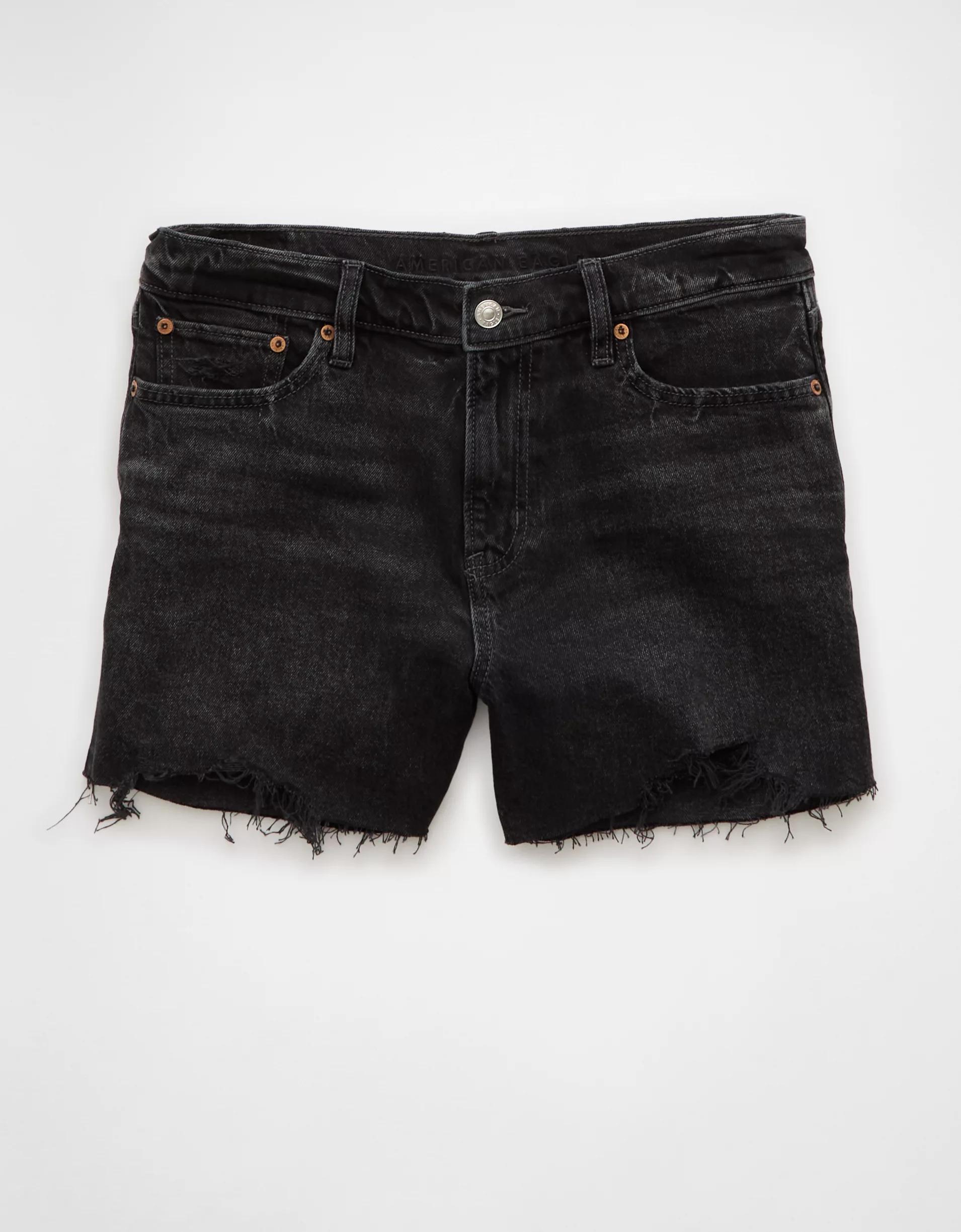 AE Stretch Low-Rise Ex-Boyfriend Denim Short Product Image