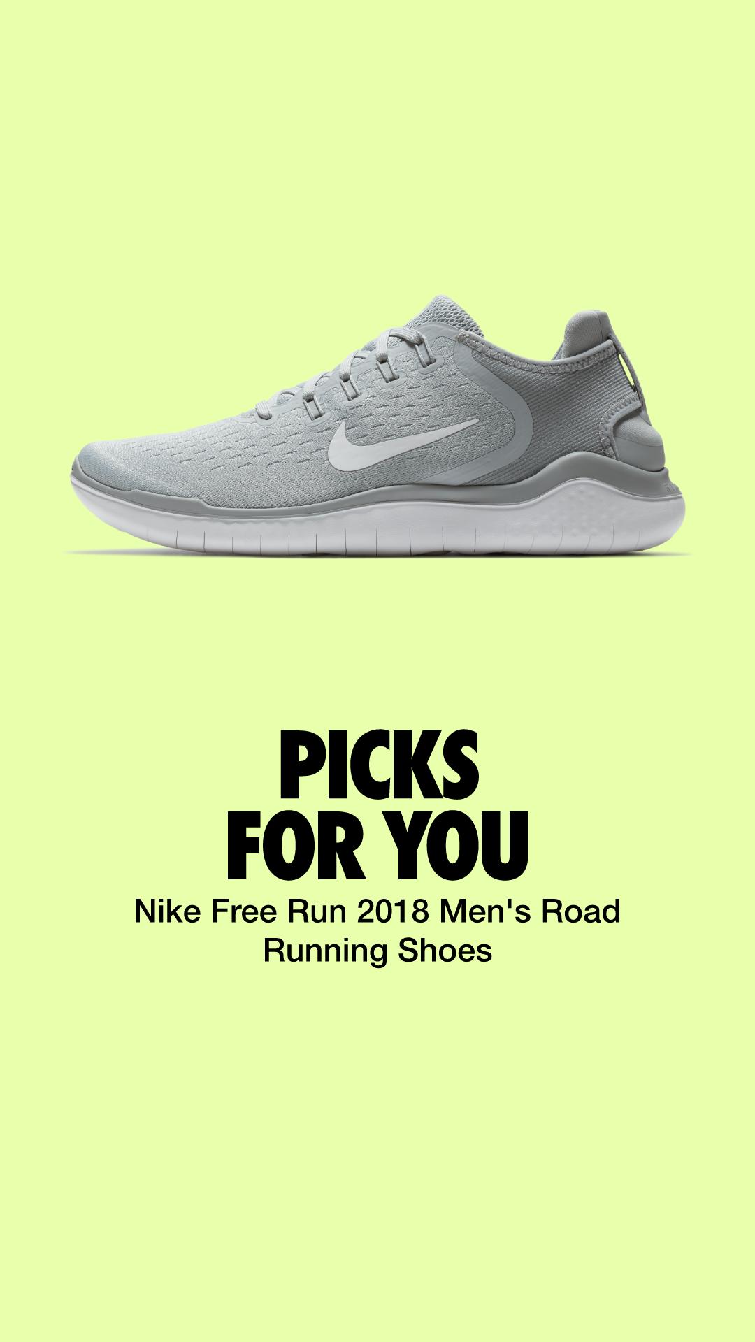 Nike Mens Free Run 2018 Road Running Shoes | 942836-003 Product Image