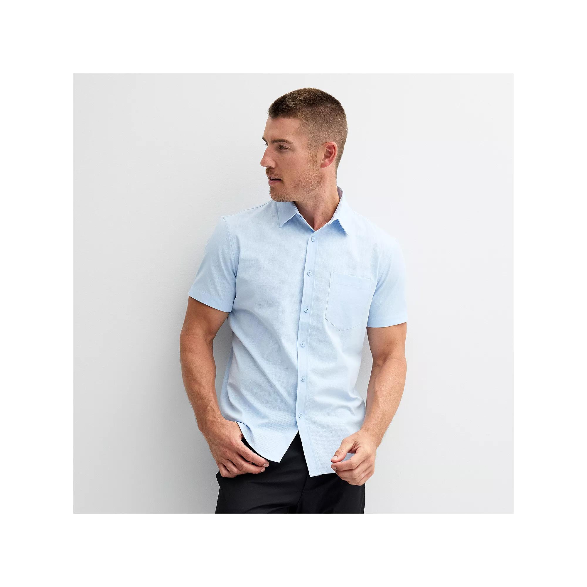 Men's FLX Slim Performance Untucked-Fit Button Down Shirt,  Product Image
