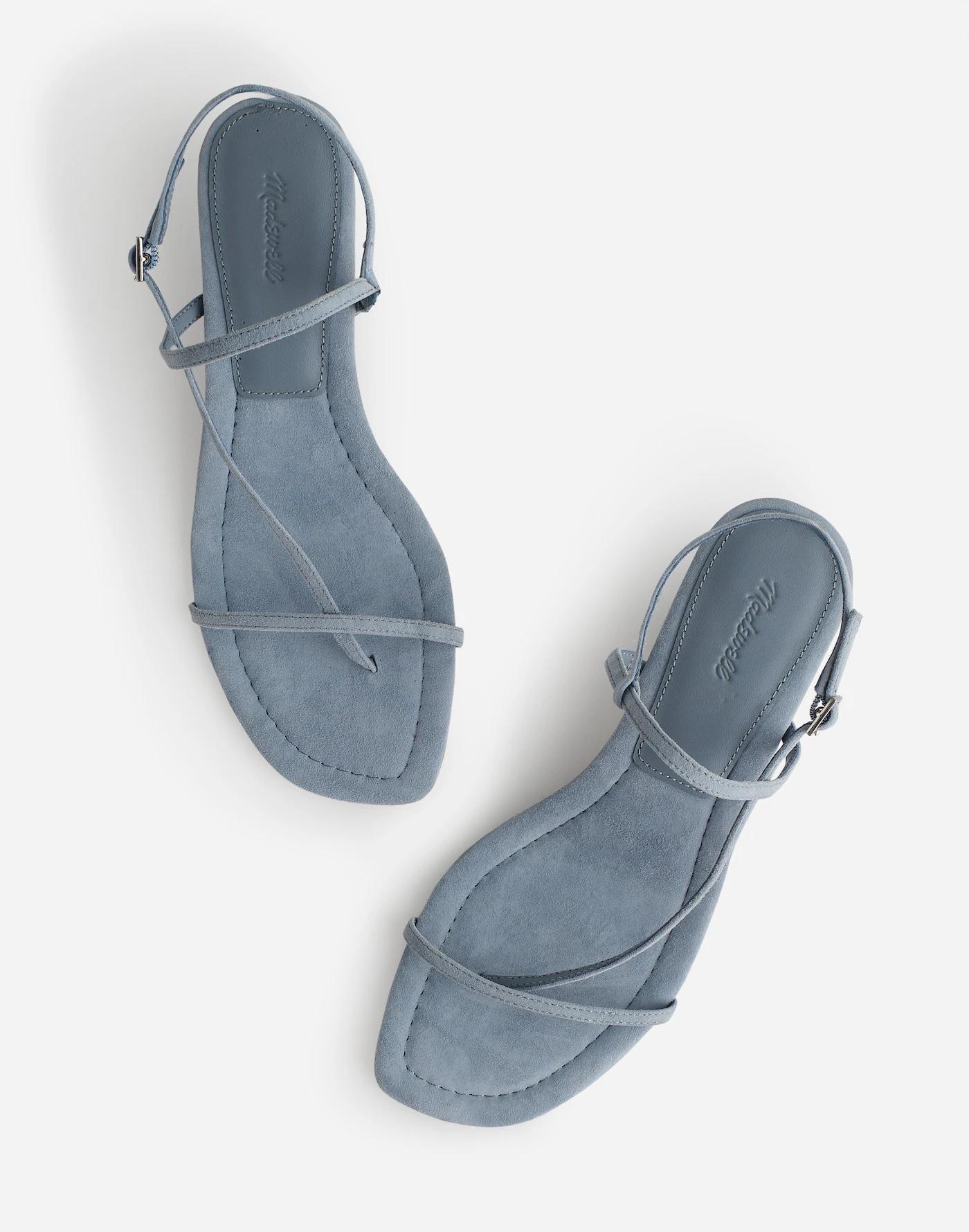 The Maycie Asymmetric T-Strap Sandal Product Image