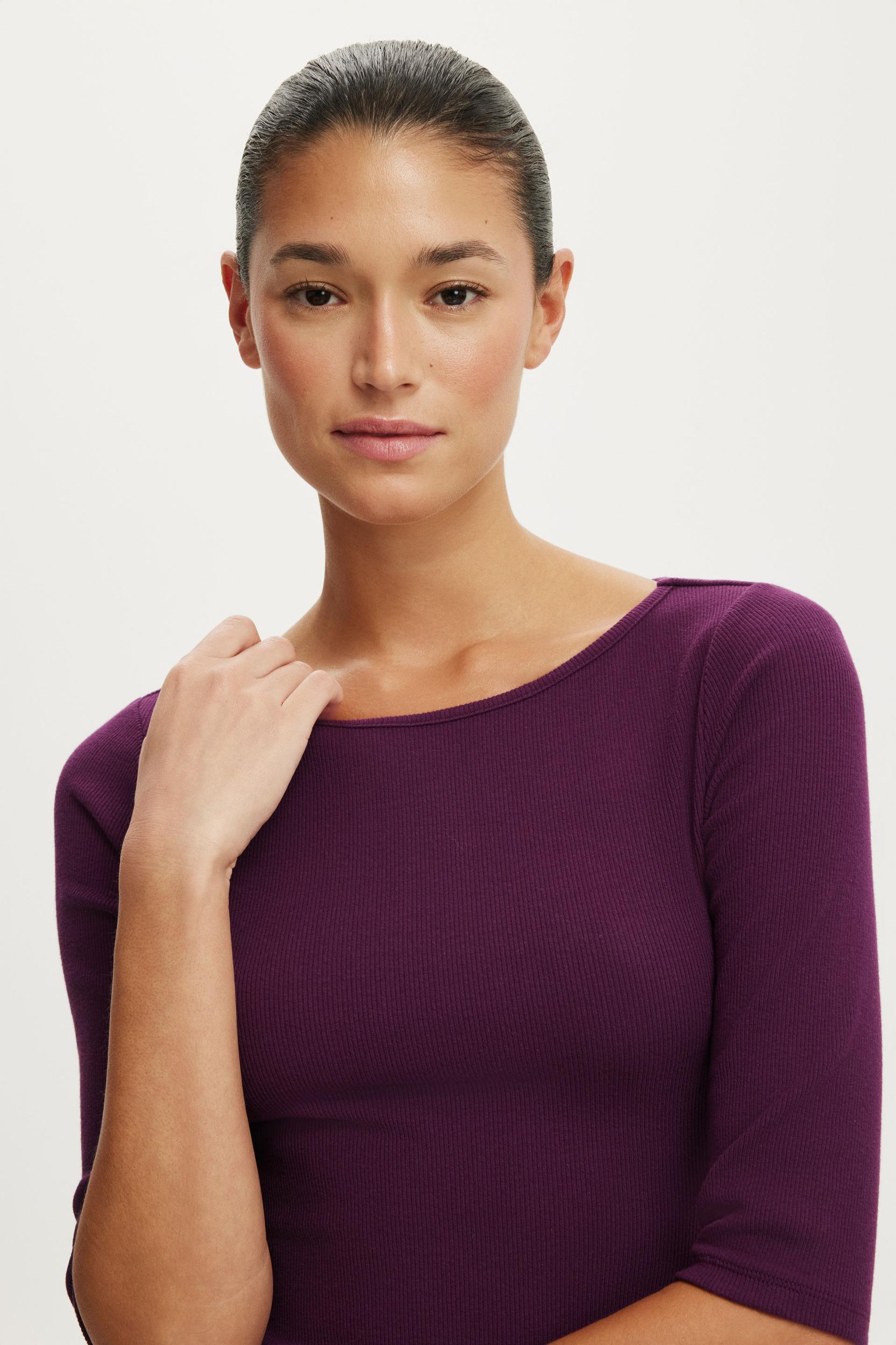 Boat Neck 3/4 Sleeve Product Image