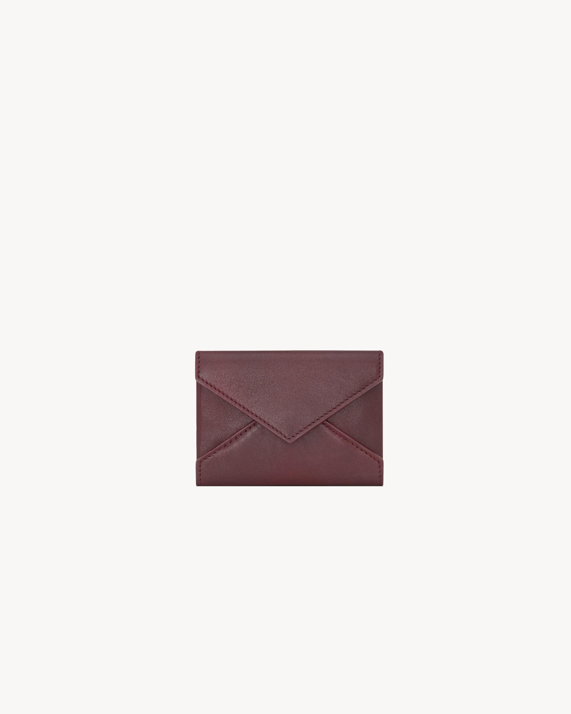LETTER wallet in leather Product Image