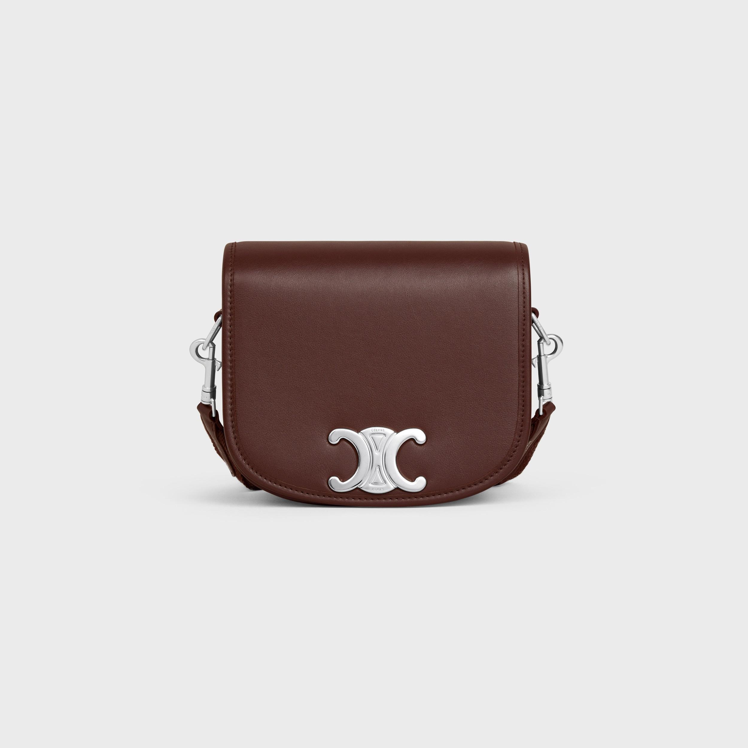 SMALL BESACE STRAP TRIOMPHE IN SUPPLE NATURAL CALFSKIN Product Image