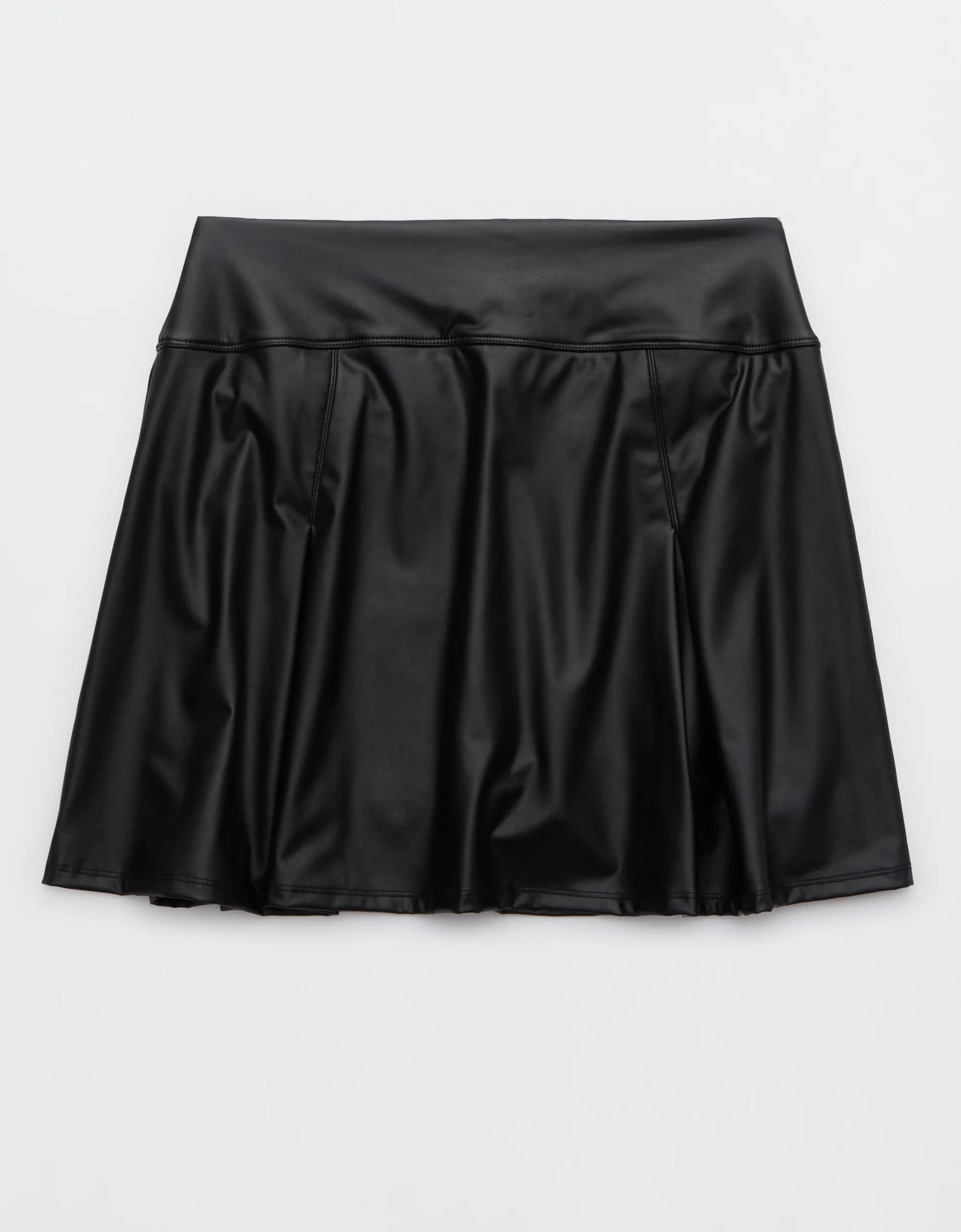 OFFLINE By Aerie Real Luxe Faux Leather Mini Skirt Product Image