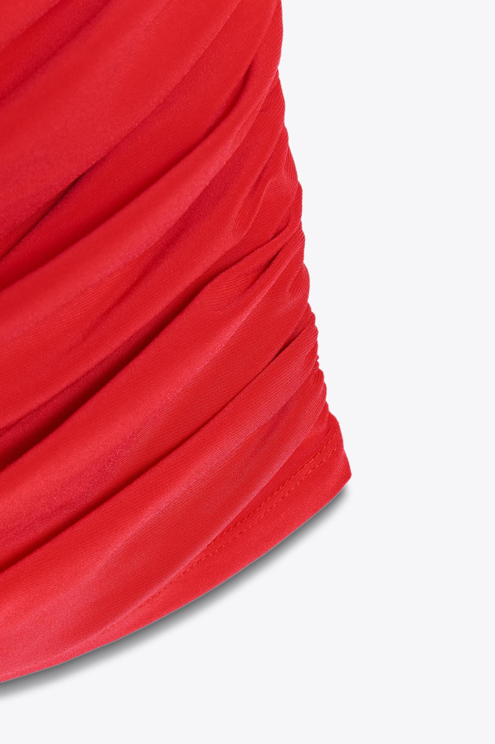 RUCHED SHORT DRESS Product Image