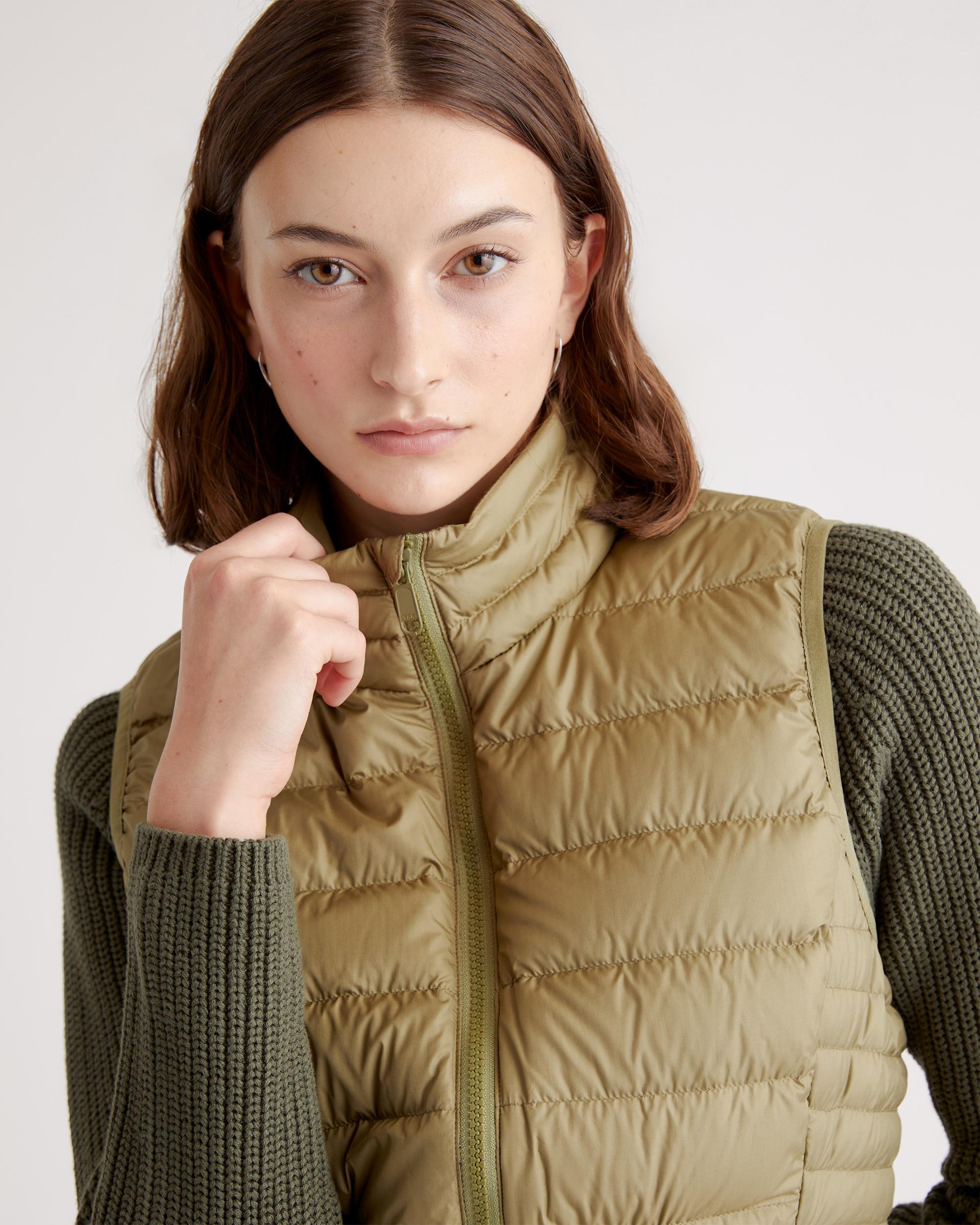 Quince | Women's Lightweight Down Packable Puffer Vest Recycled Polyester Product Image