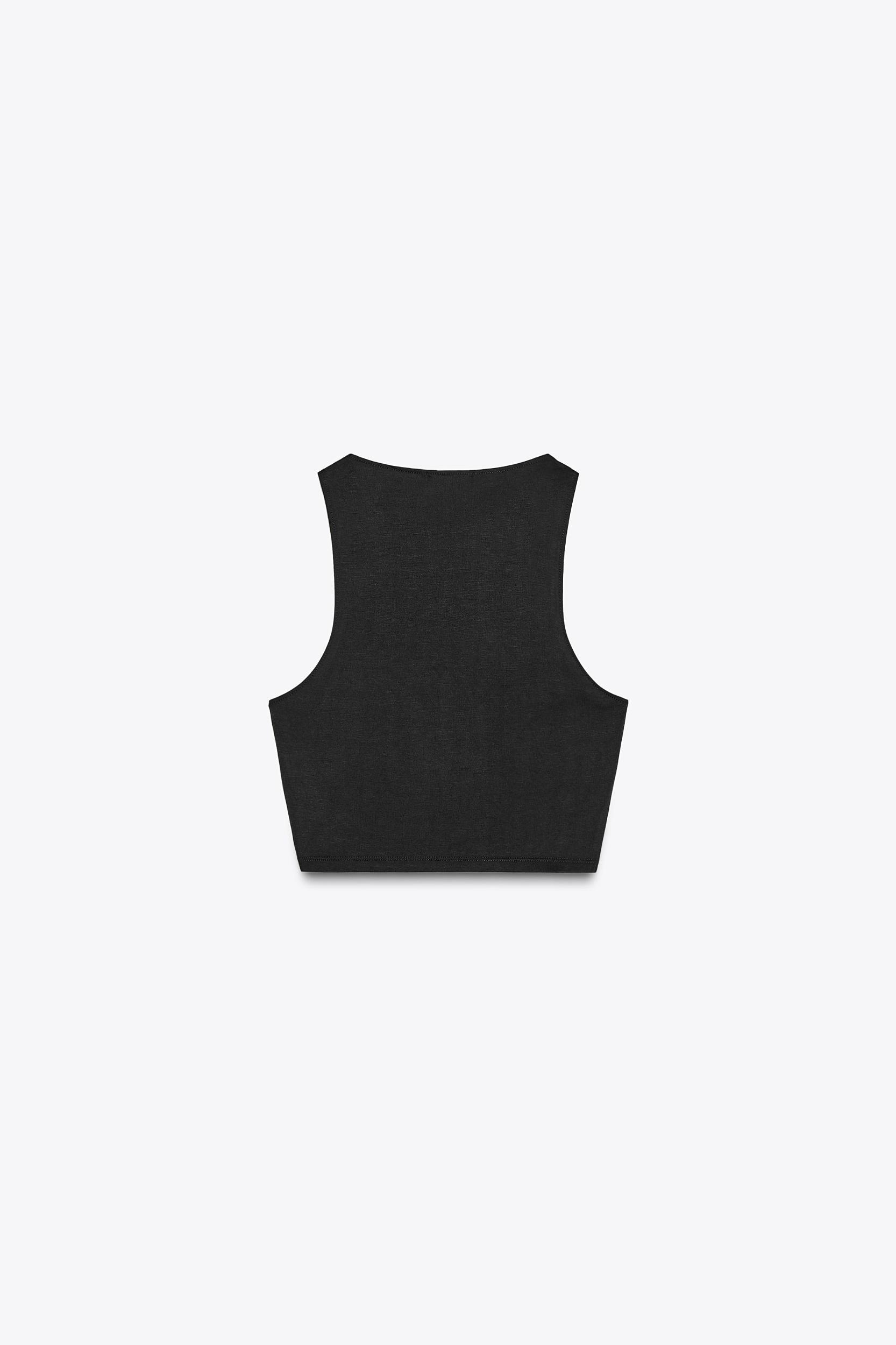 SLEEVELESS CROP TOP Product Image