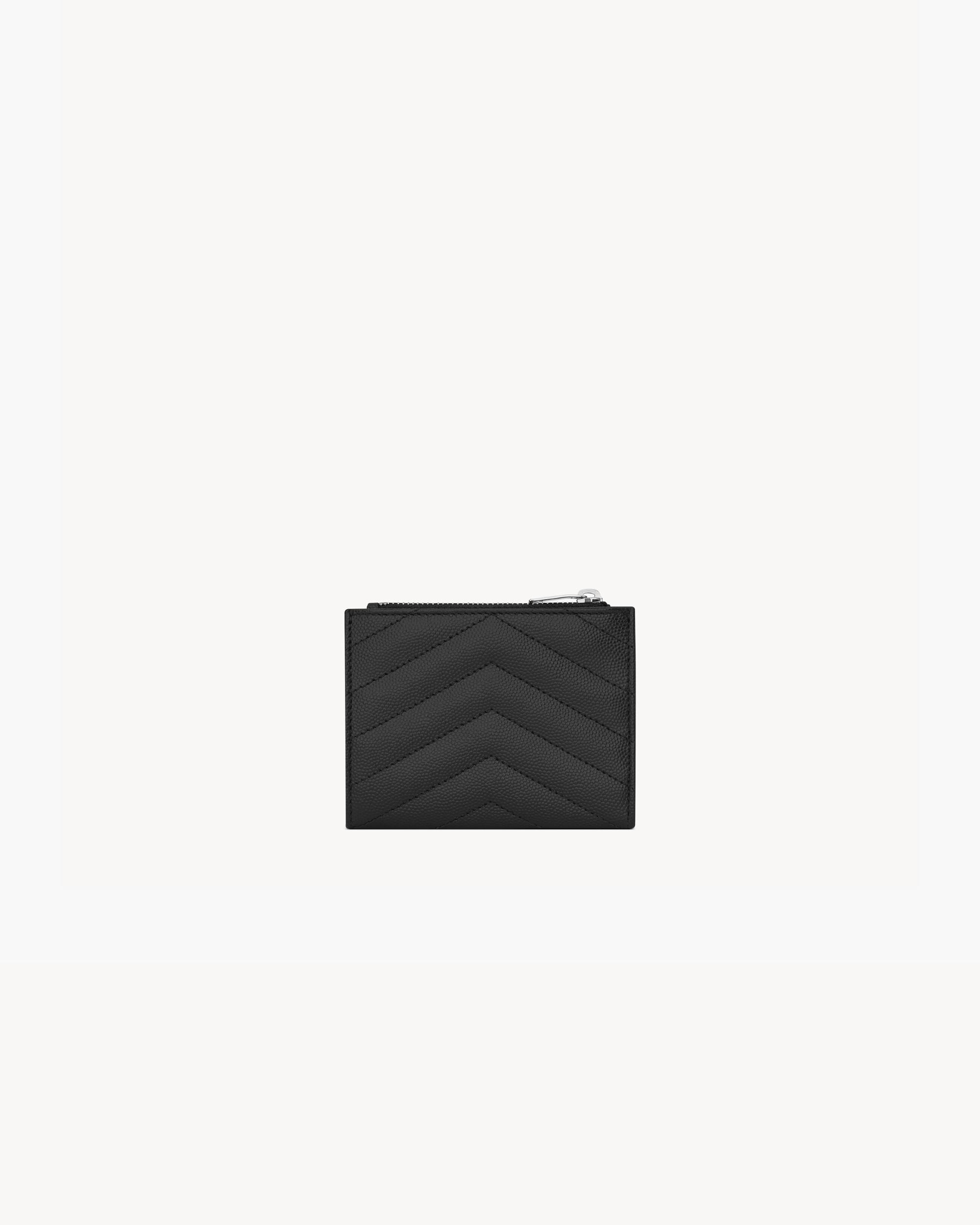 CASSANDRE MATELASSÉ bi-fold wallet in grain de poudre leather Product Image