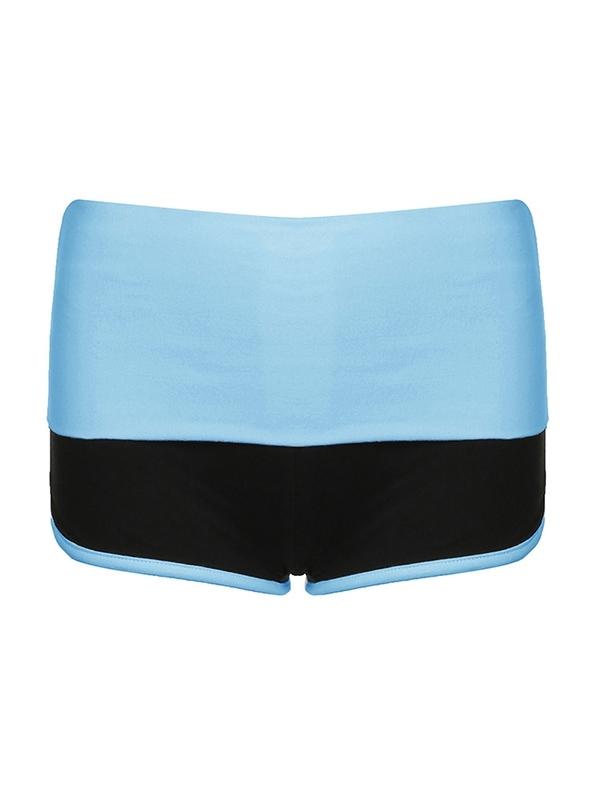 Sporty Contrast Low Rise Shorts Product Image