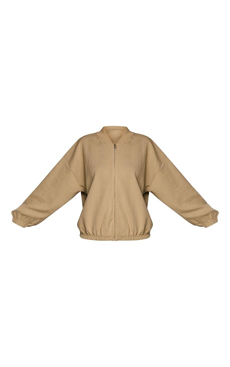 Sage Embroidered Interlock Bomber Product Image