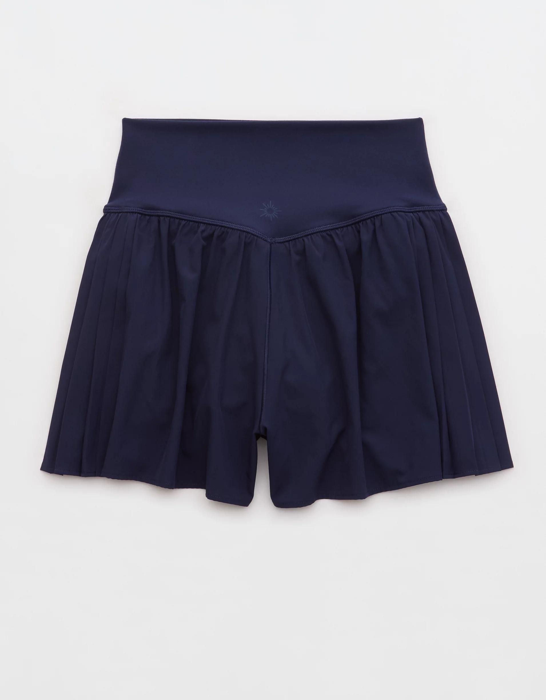 OFFLINE By Aerie Real Me Pleated Flowy Short Product Image