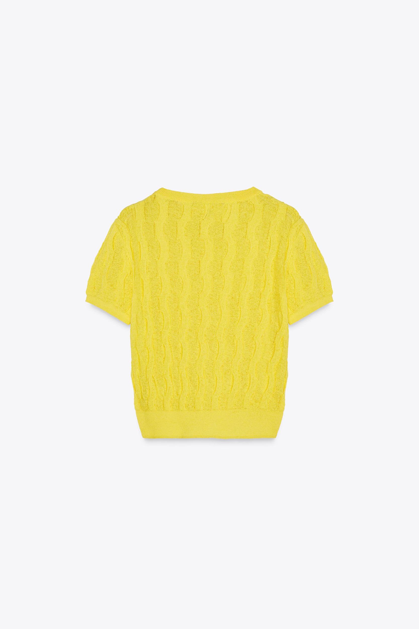 TEXTURED KNIT TOP Product Image
