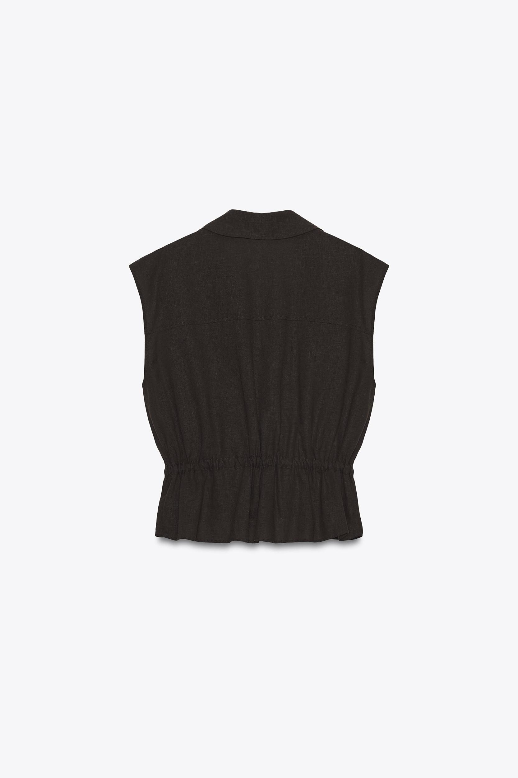 LINEN SAFARI TOP Product Image