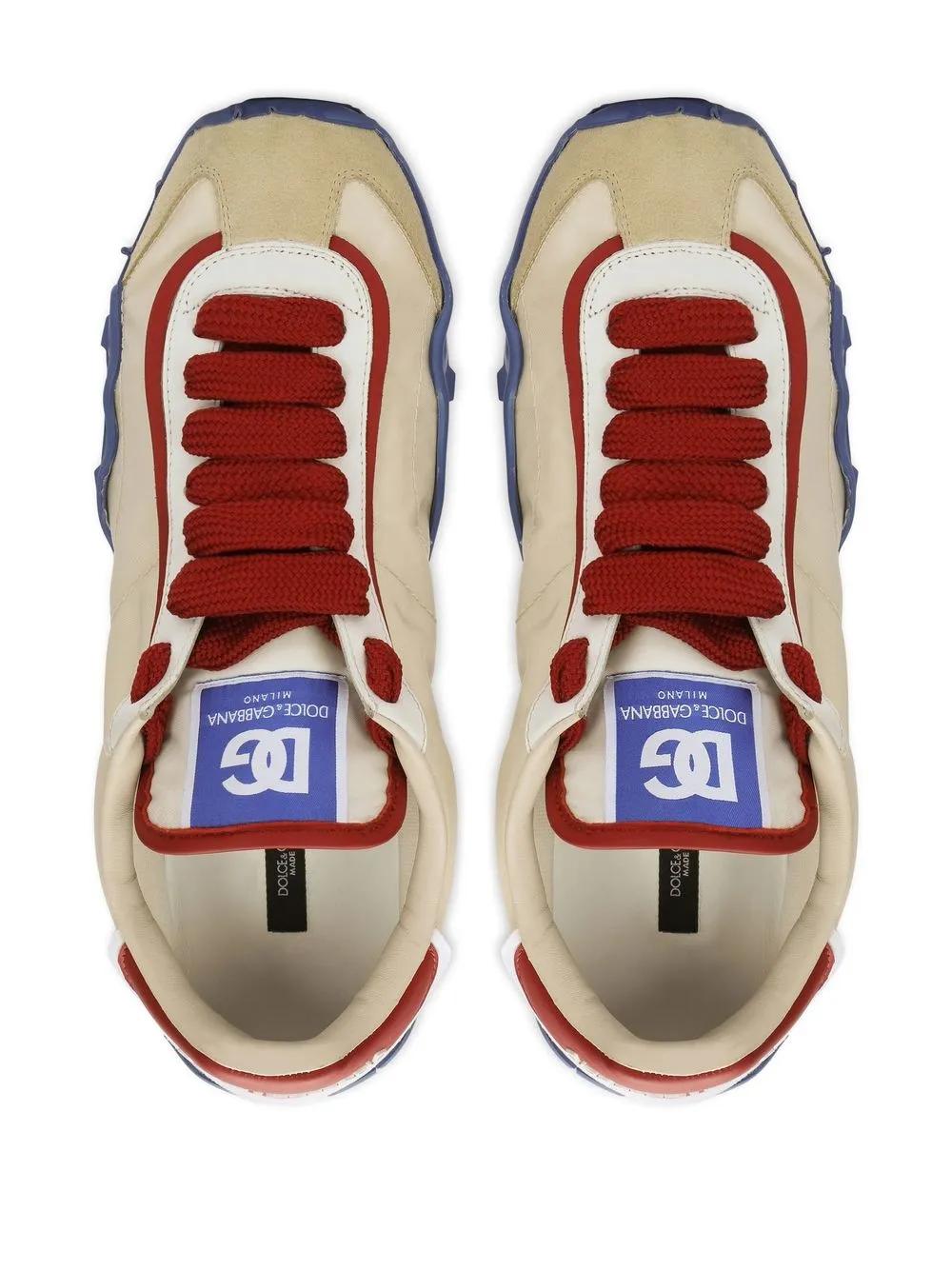 lace-up low-top sneakers Product Image