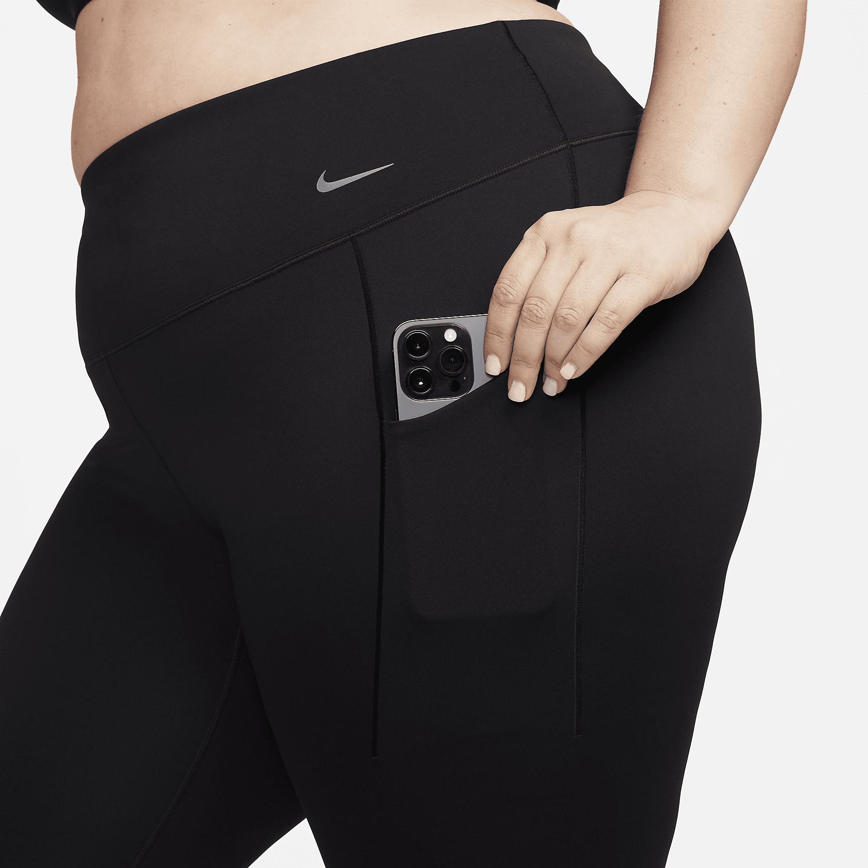 Nike Universa Women's High-Waisted 7/8 Leggings with No Front Seam (Plus Size) Product Image