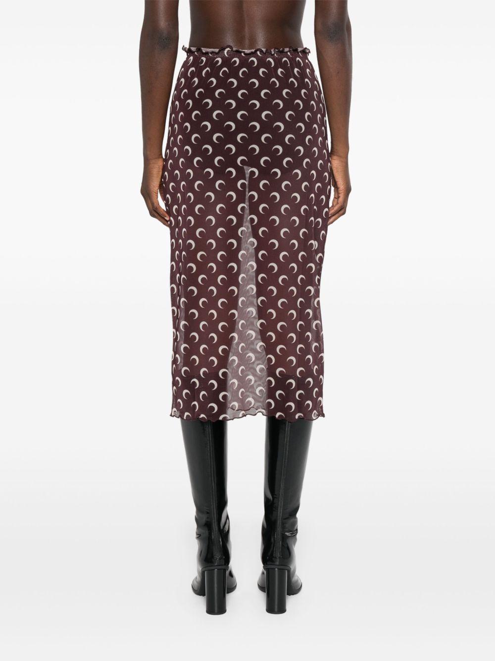 Crescent Moon midi skirt Product Image