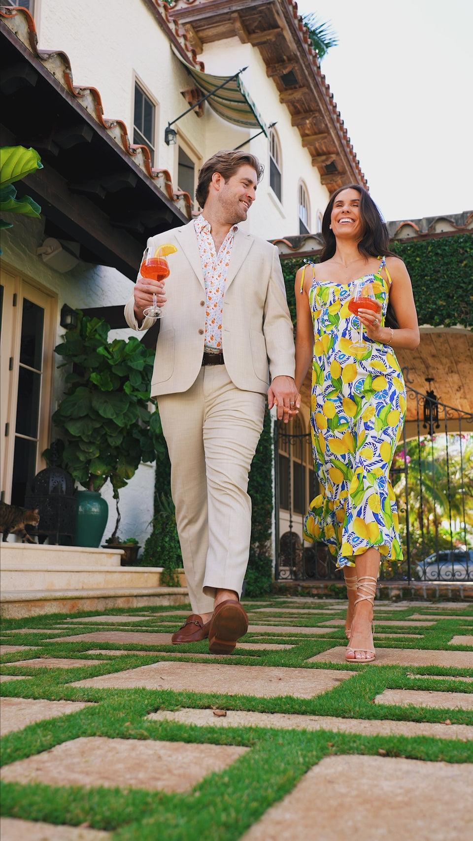 The Positano - Silk Sweetheart Dress Product Image