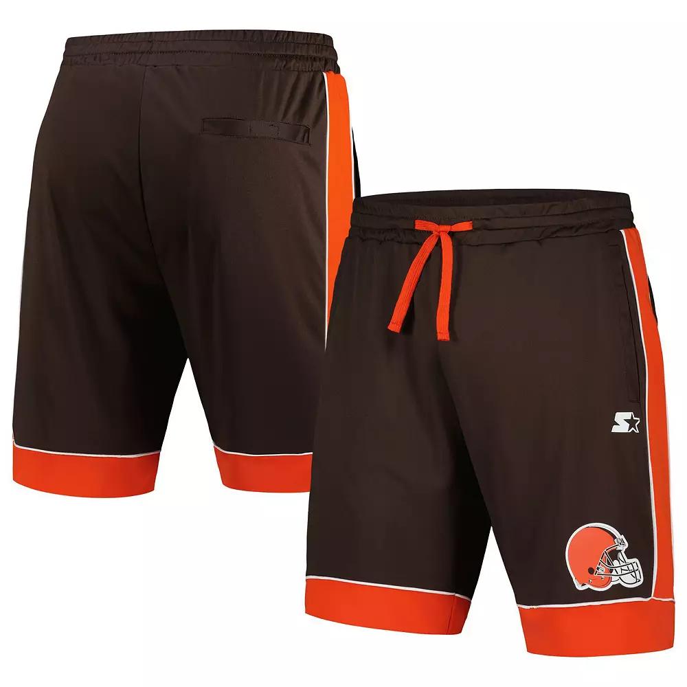 Men's Starter Brown/Orange Cleveland Browns Fan Favorite Fashion Shorts, Size: XL Product Image