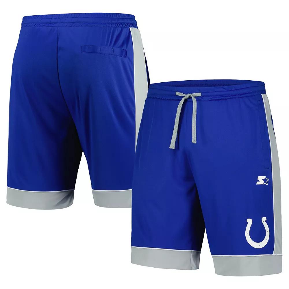 Men's Starter Royal/Gray Indianapolis Colts Fan Favorite Fashion Shorts,  Product Image