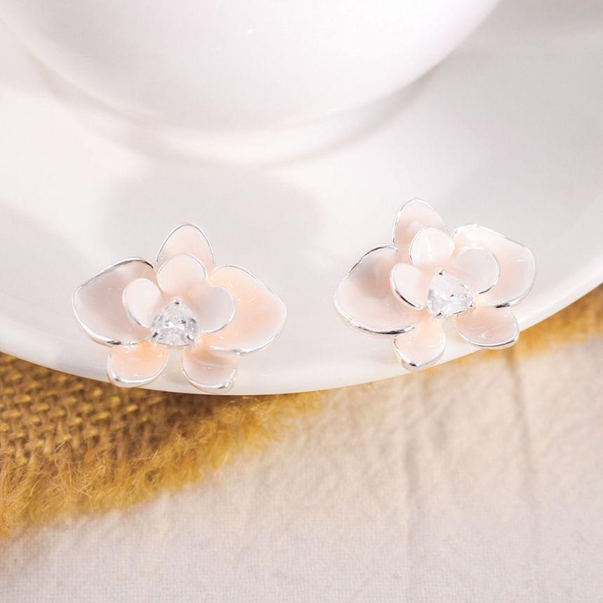 Flower Rhinestone Ear Stud Product Image