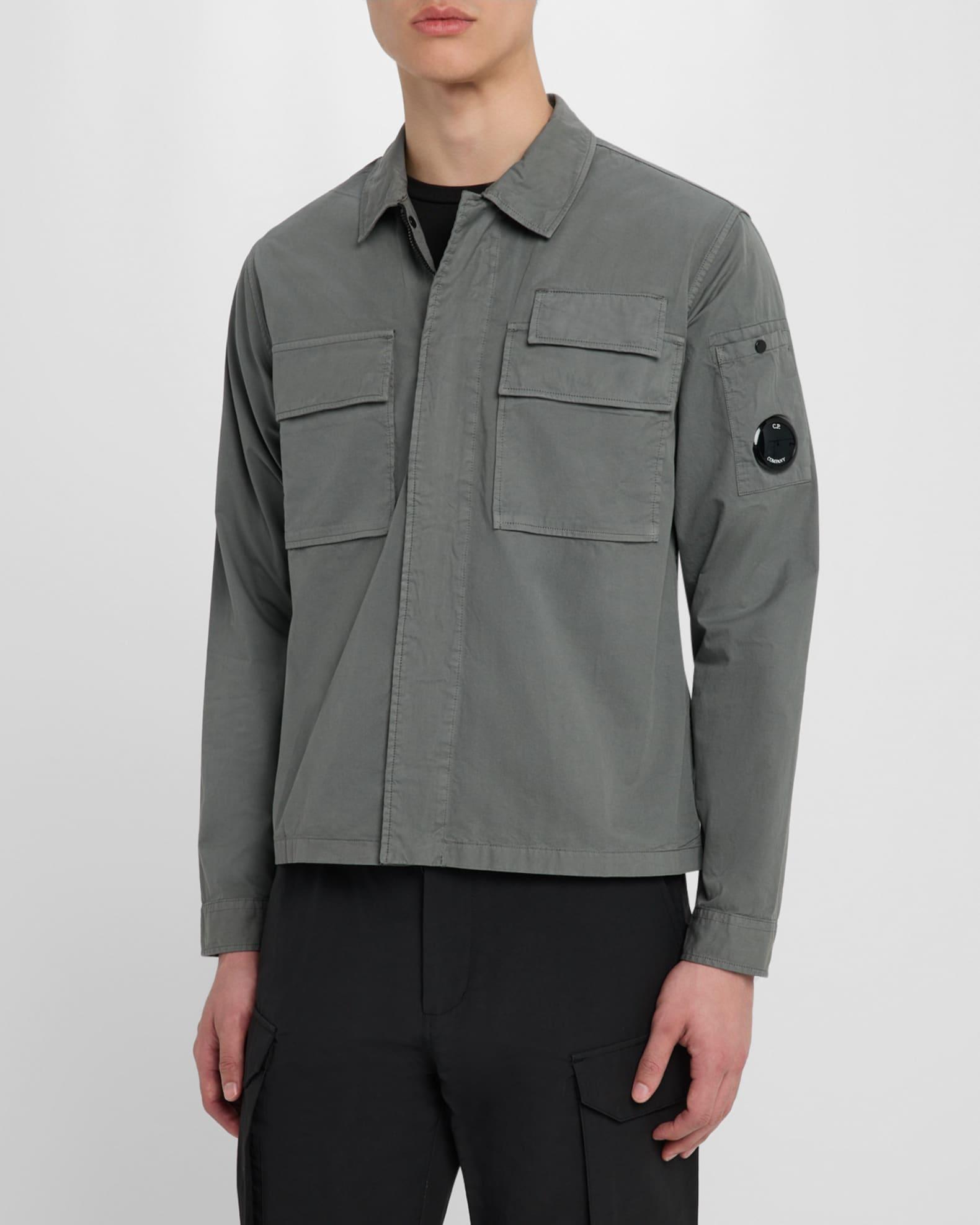 Men's Gabardine Lens Overshirt Product Image
