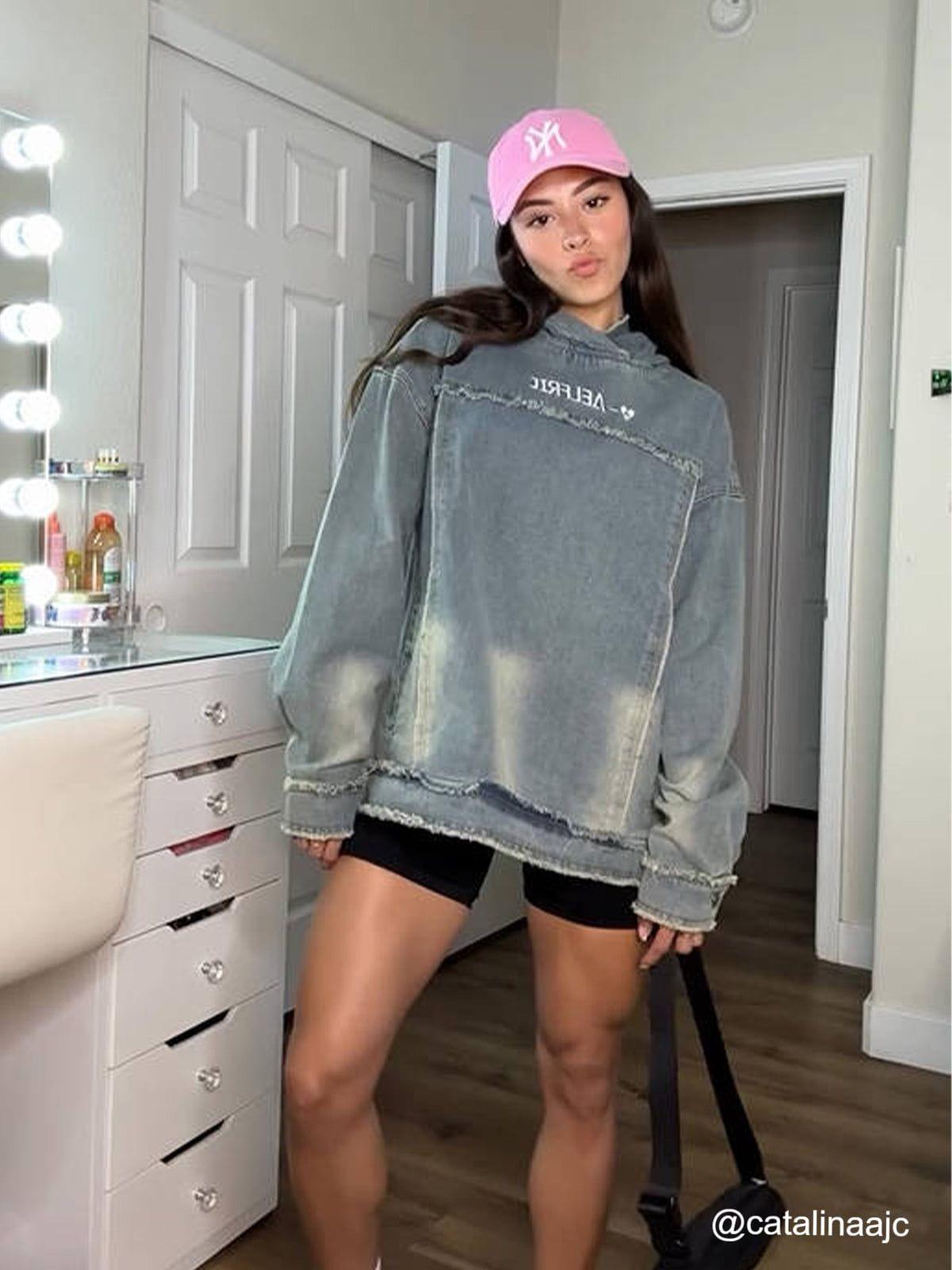 Aelfric Eden Denim Washed Hoodie Product Image