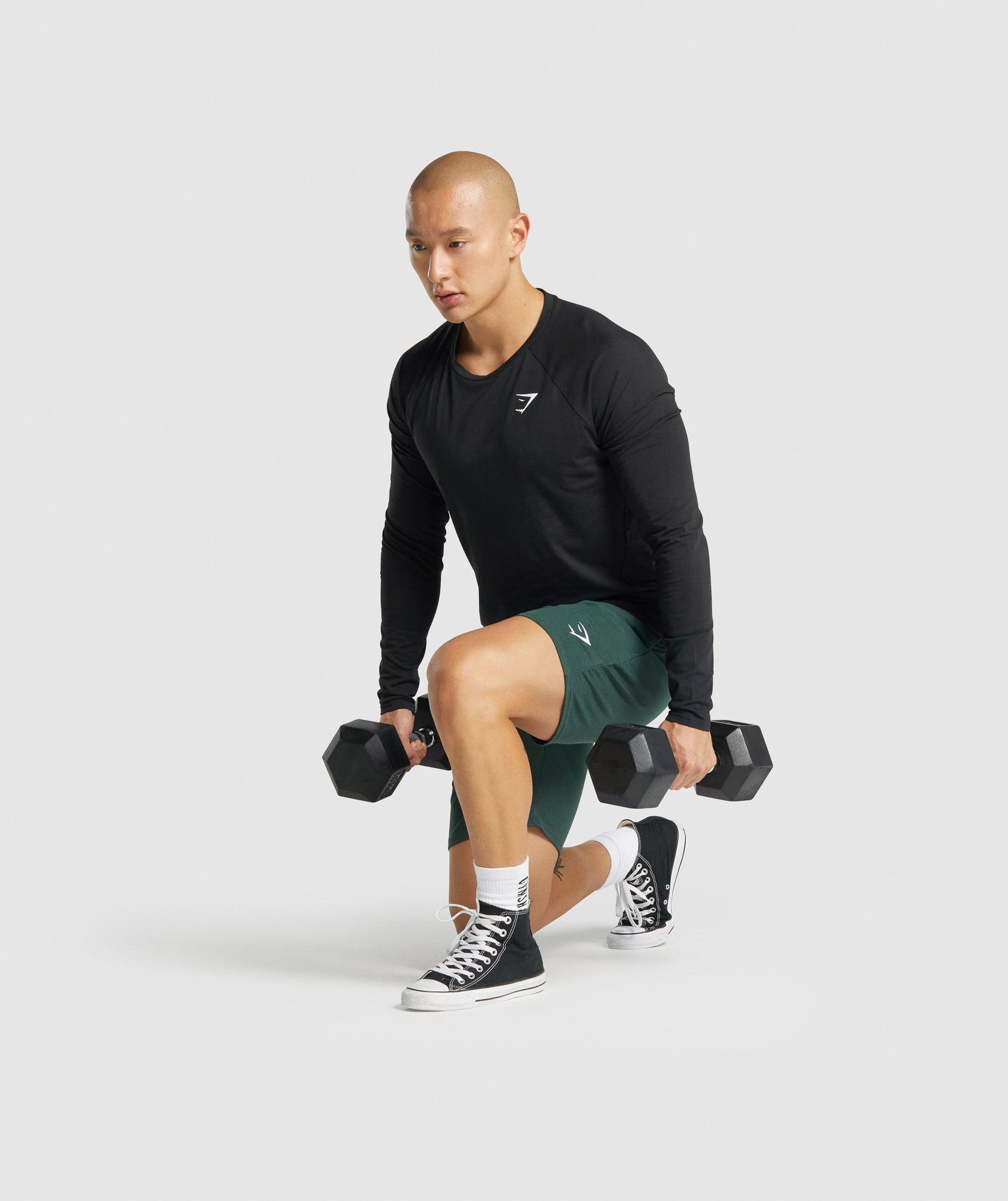 Gymshark Critical 2.0 Long Sleeve T-Shirt - Black Male Product Image