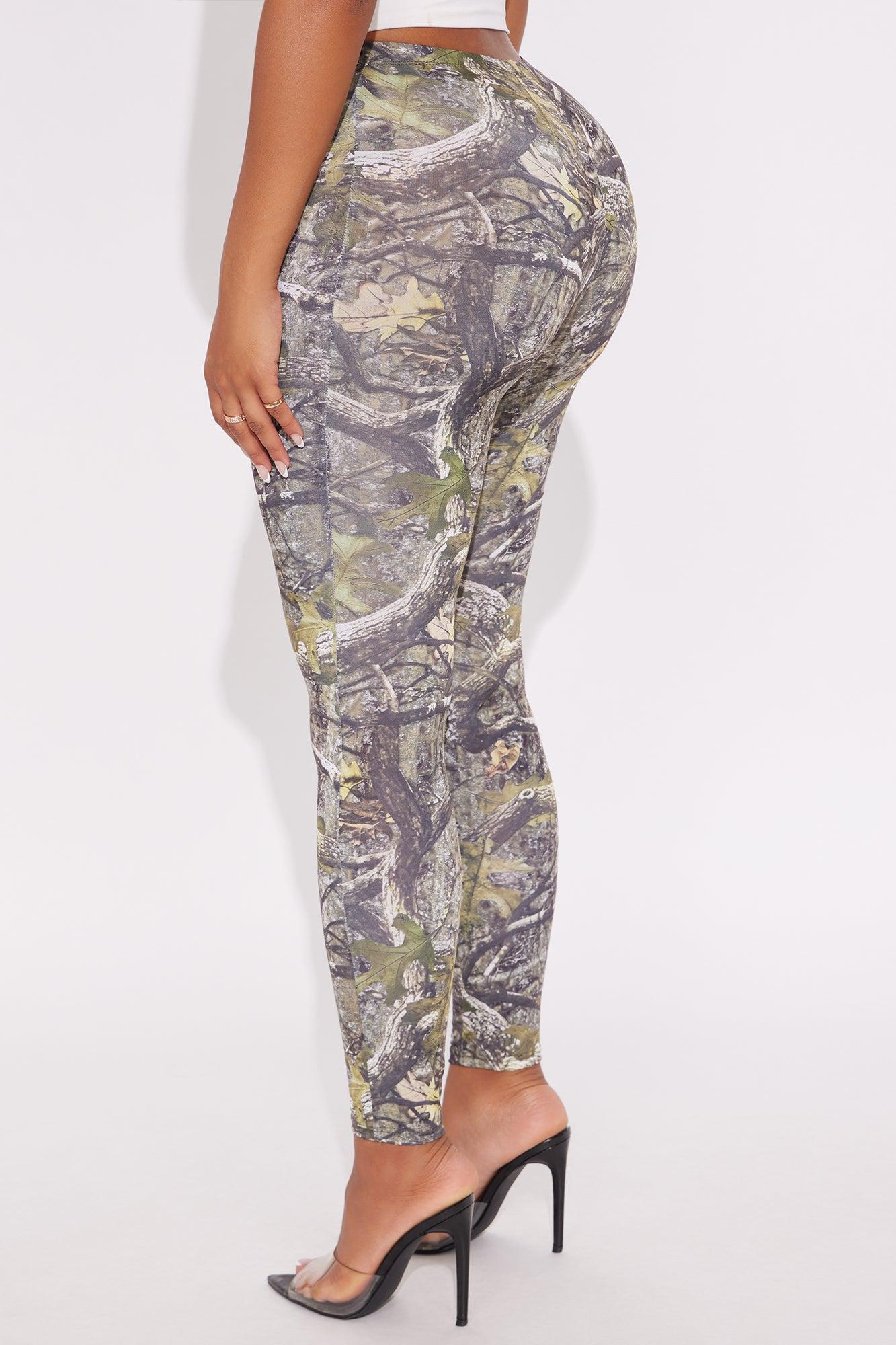 Nowhere In Sight High Rise Camo Legging - Camouflage Female Product Image
