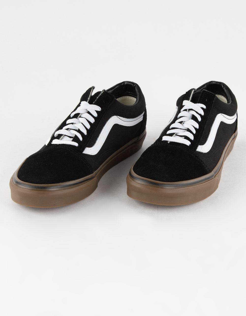 VANS Old Skool Gum Mens Shoes - BLK/KHAKI Product Image
