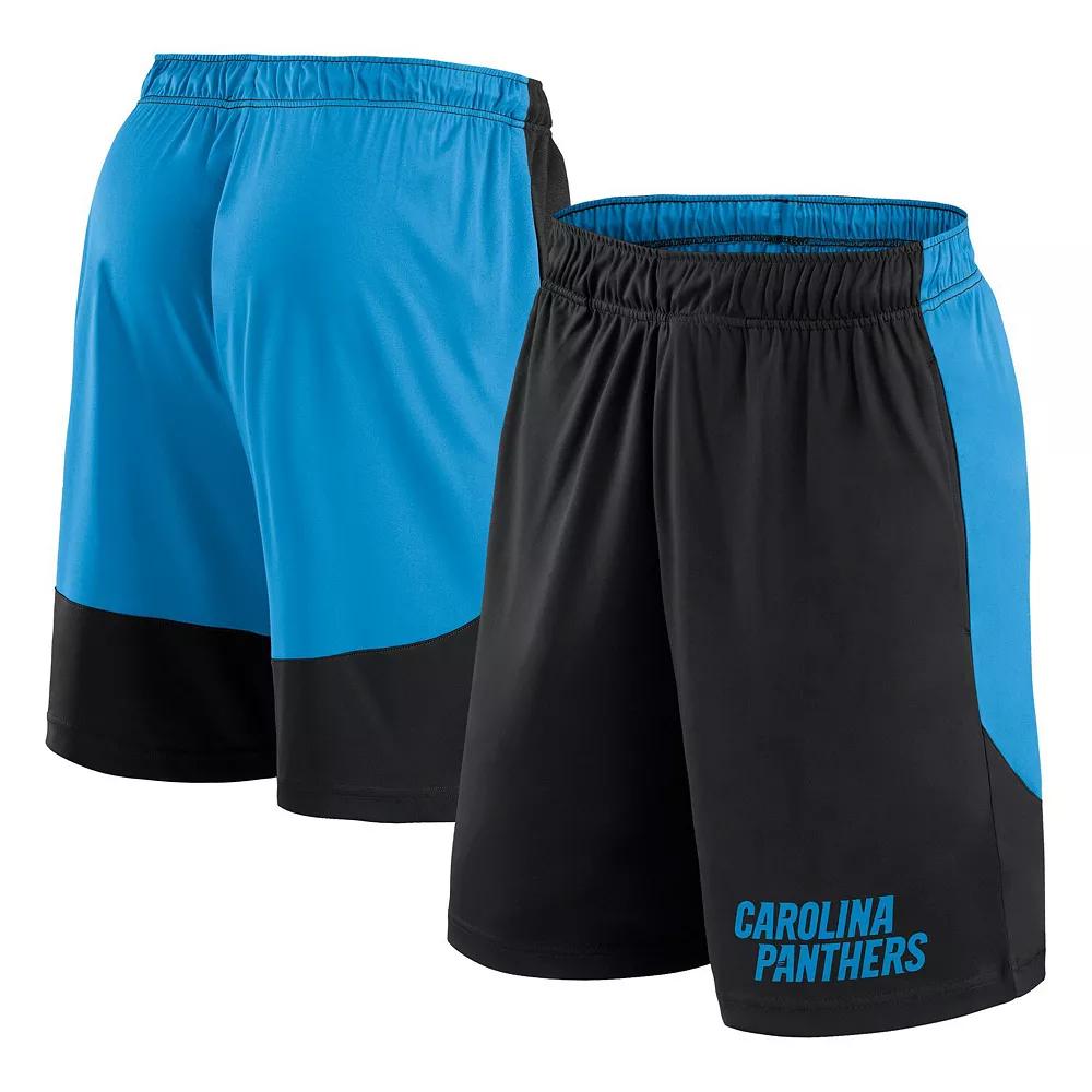 Men's Black/Gray San Antonio Spurs Launch Performance Shorts, Size: Large Product Image