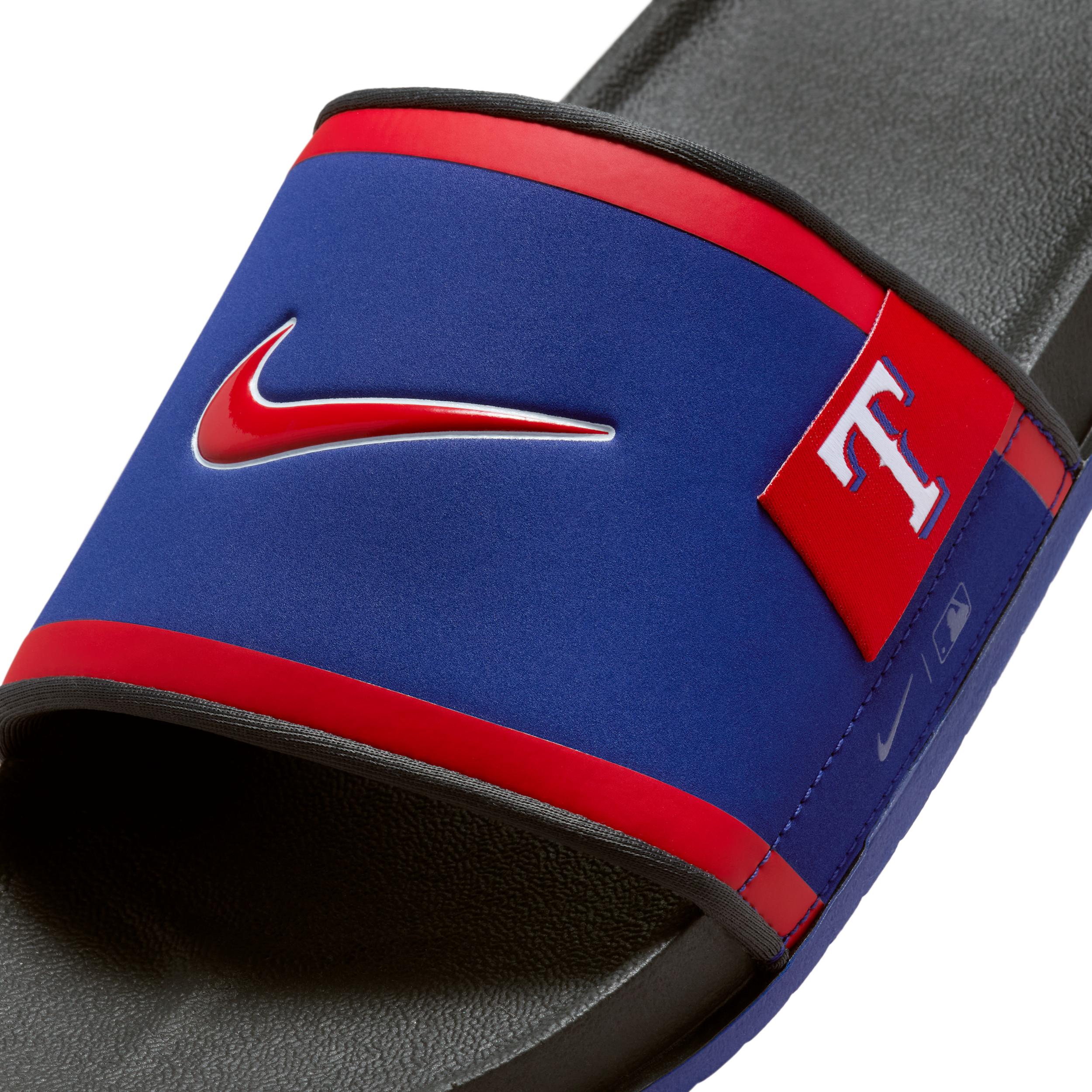 Nike Mens Offcourt (Texas Rangers) Offcourt Slides | FN4456-400 Product Image