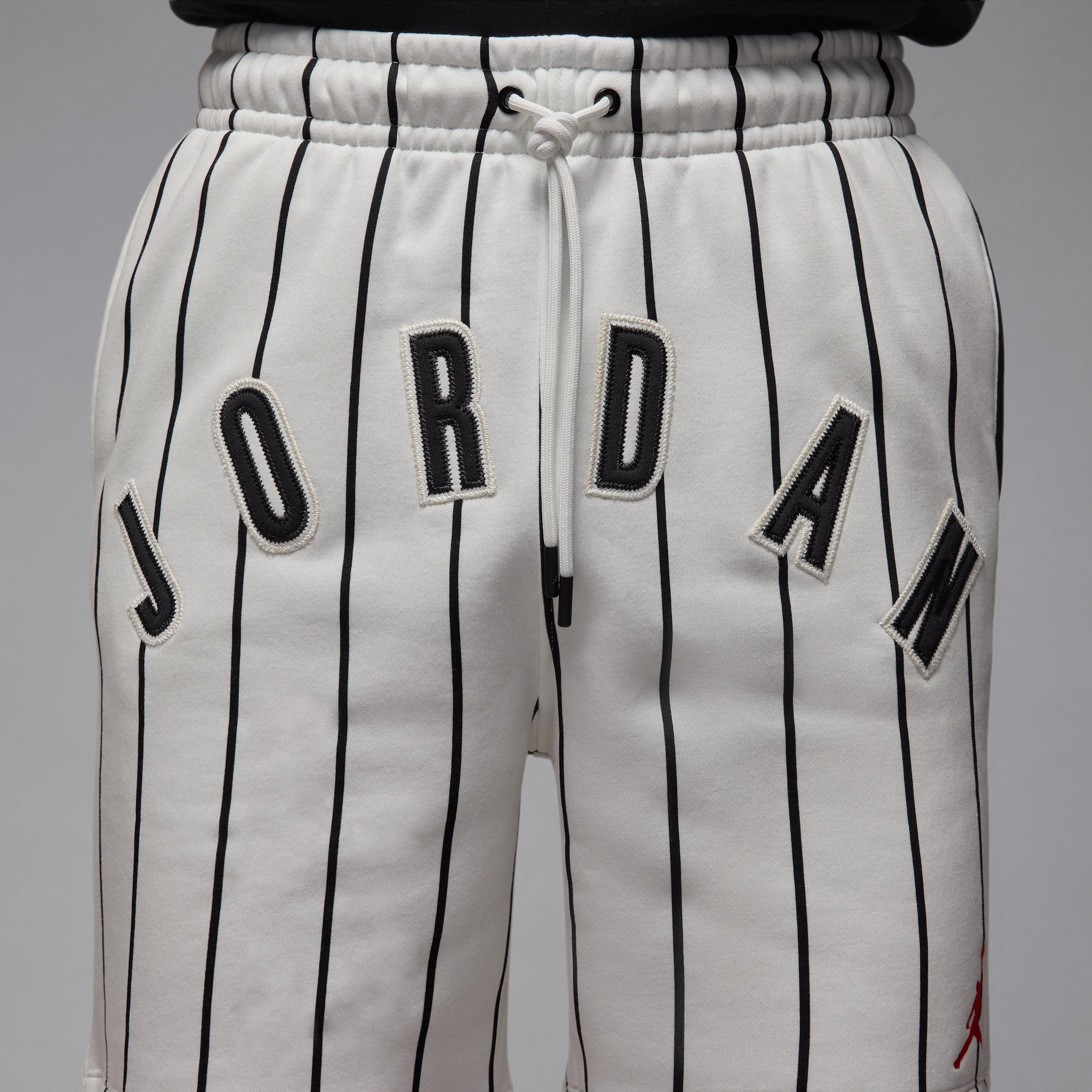 Jordan Mens Jordan Brooklyn Diamond 45 Fleece Shorts - Mens Summit White/Off Noir Product Image