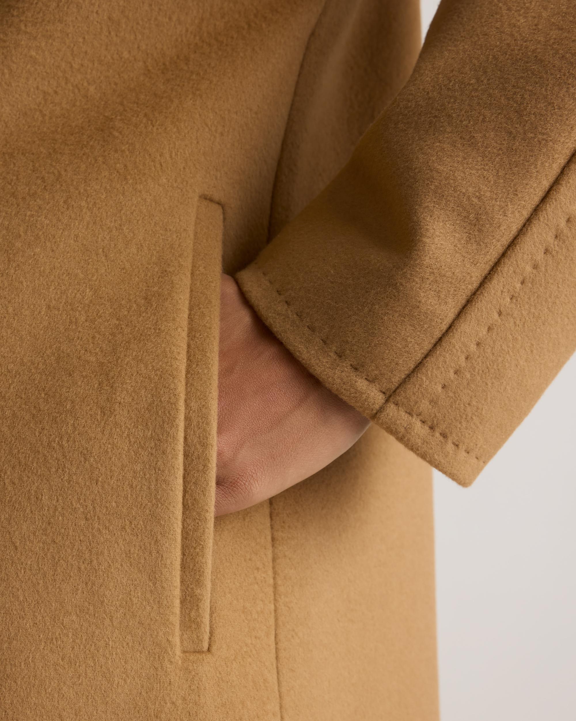 Quince | Women's Italian Wool Double-Breasted Slouch Coat Product Image