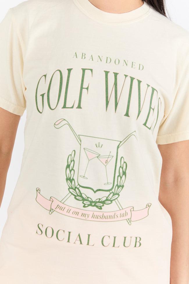 Golf Wives Social Club Ivory Graphic Tee Product Image