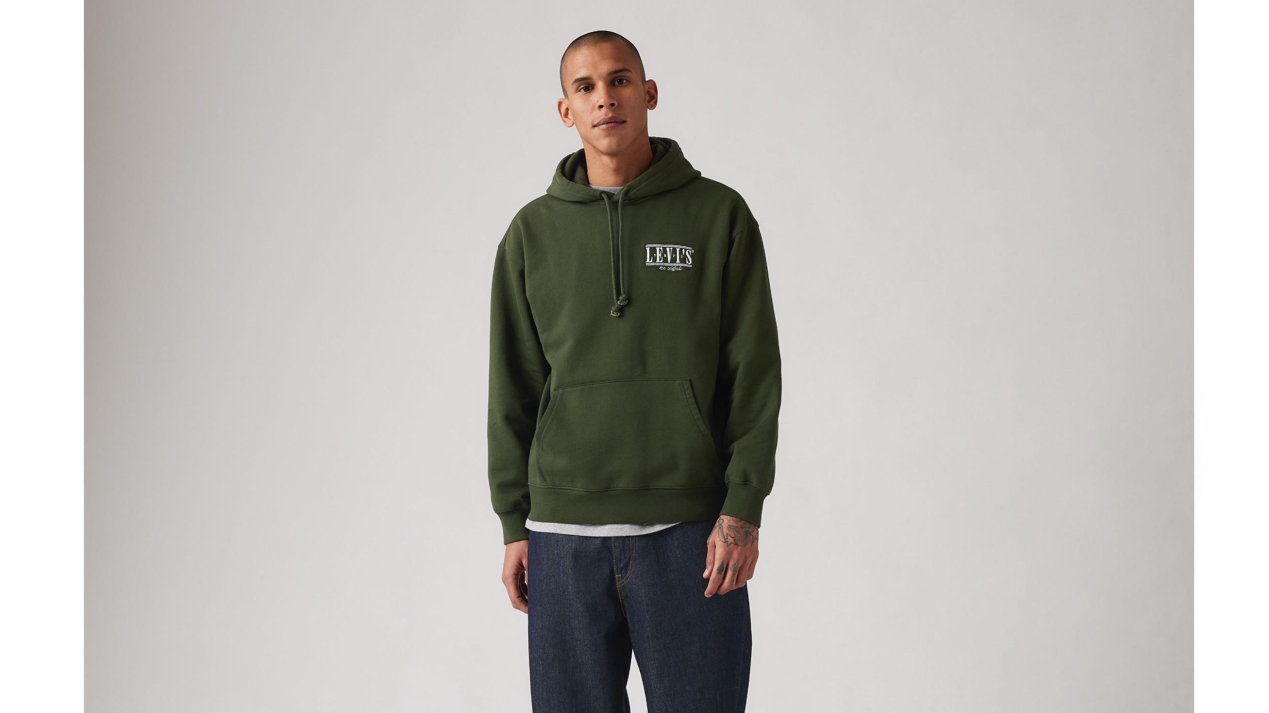 Relaxed Fit Graphic Hoodie Sweatshirt Product Image
