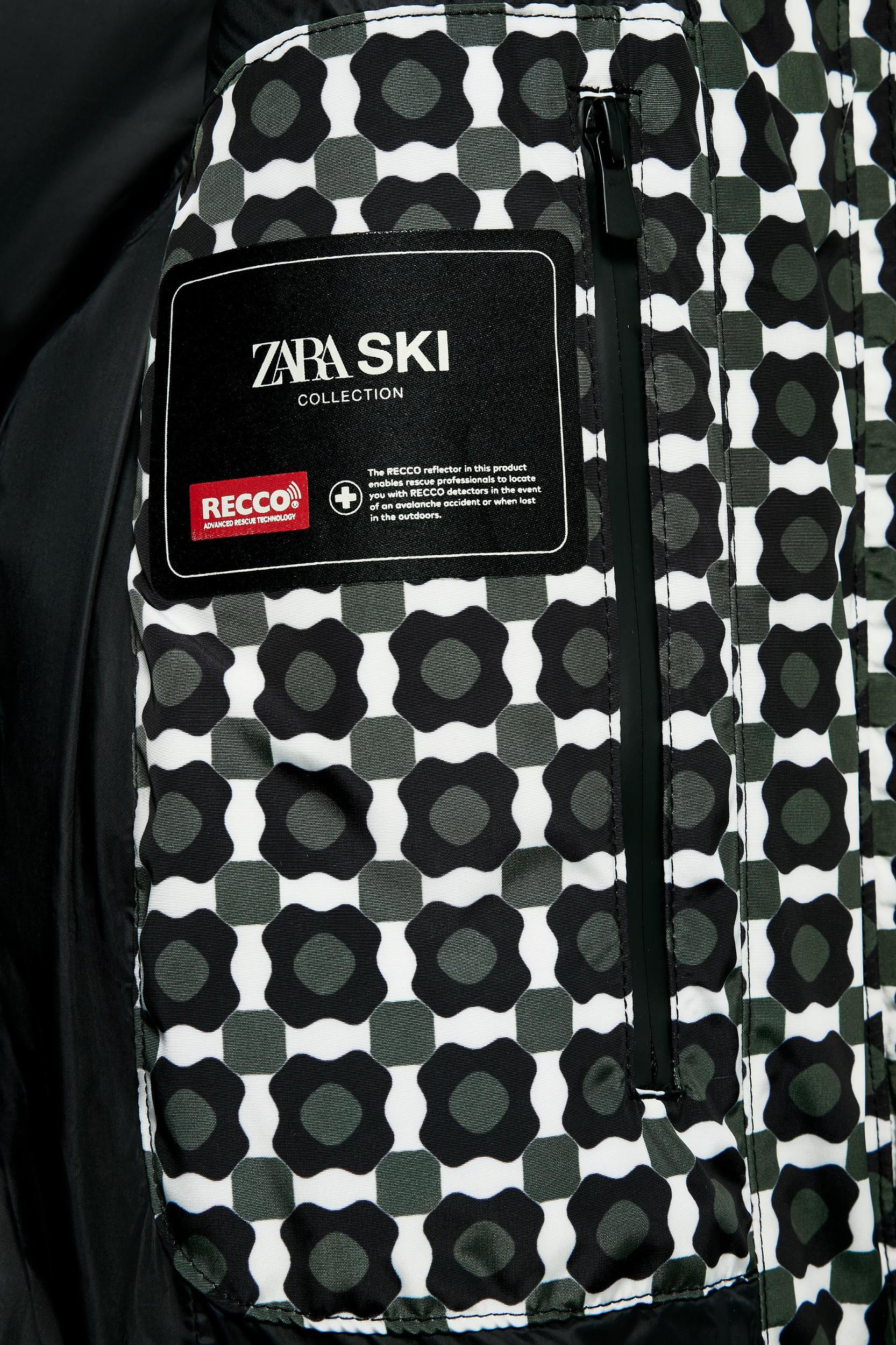 HOODED WATER RESISTANT WINDPROOF DOWN COAT RECCO® TECHNOLOGY SKI COLLECTION Product Image