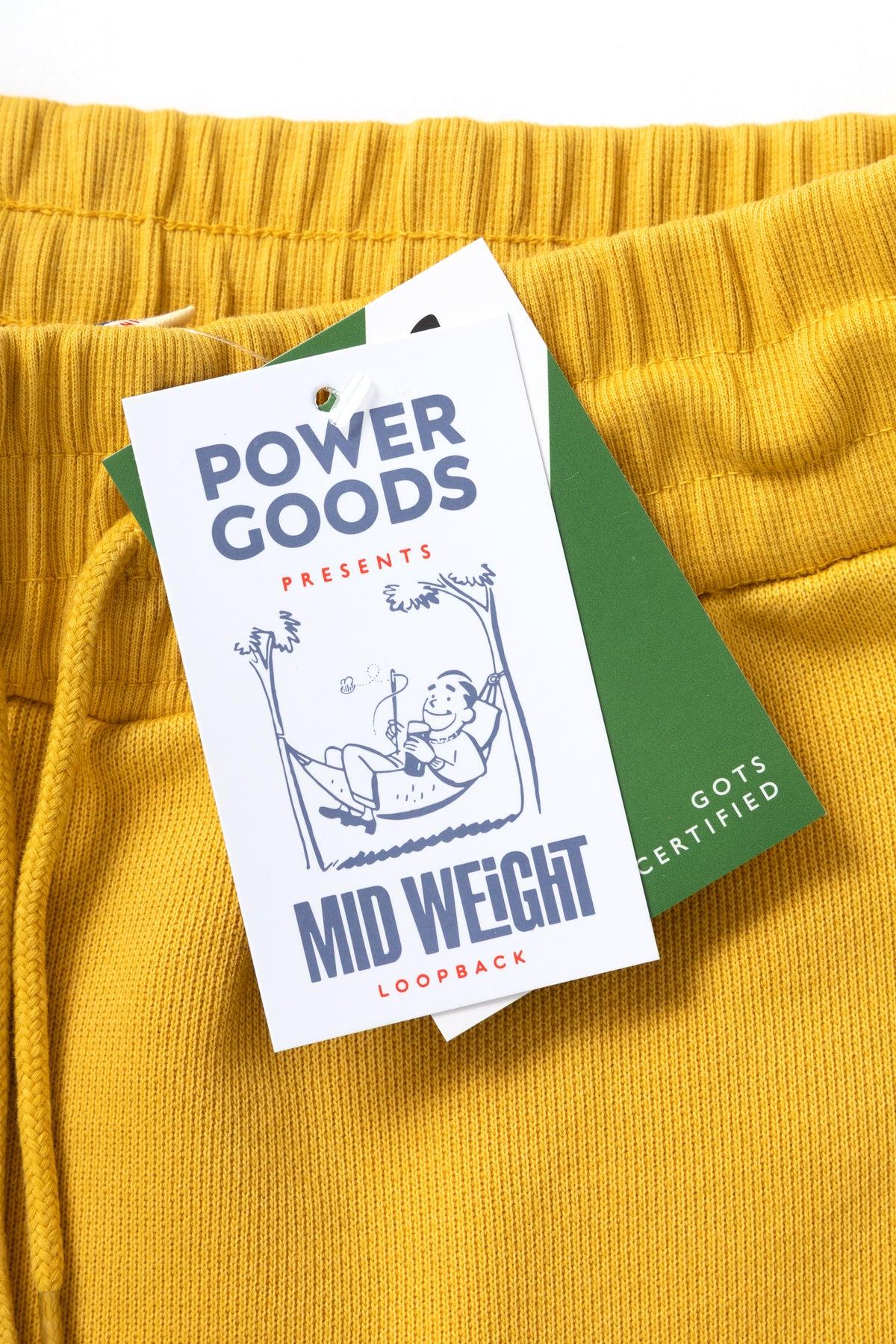 Power Goods - Loopback Sweatpants - Sunflower Product Image