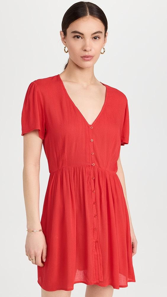 Playa Lucila Button Mini Dress | Shopbop Product Image