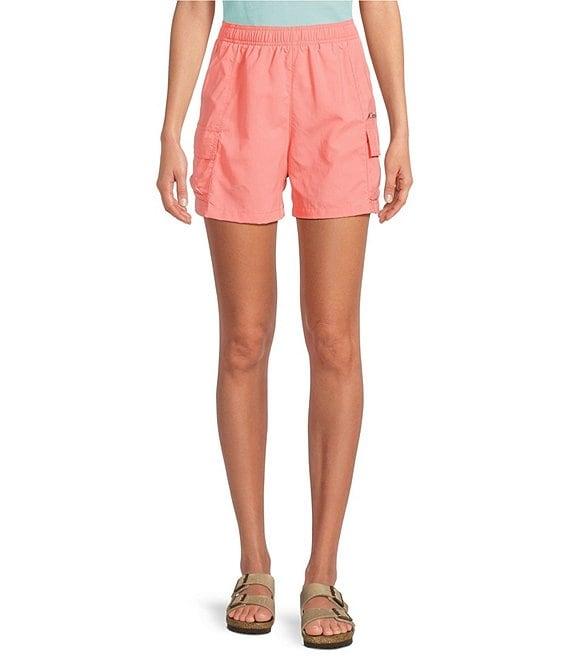 Columbia Sandier Mid Rise Elastic Waist Cargo Shorts Product Image